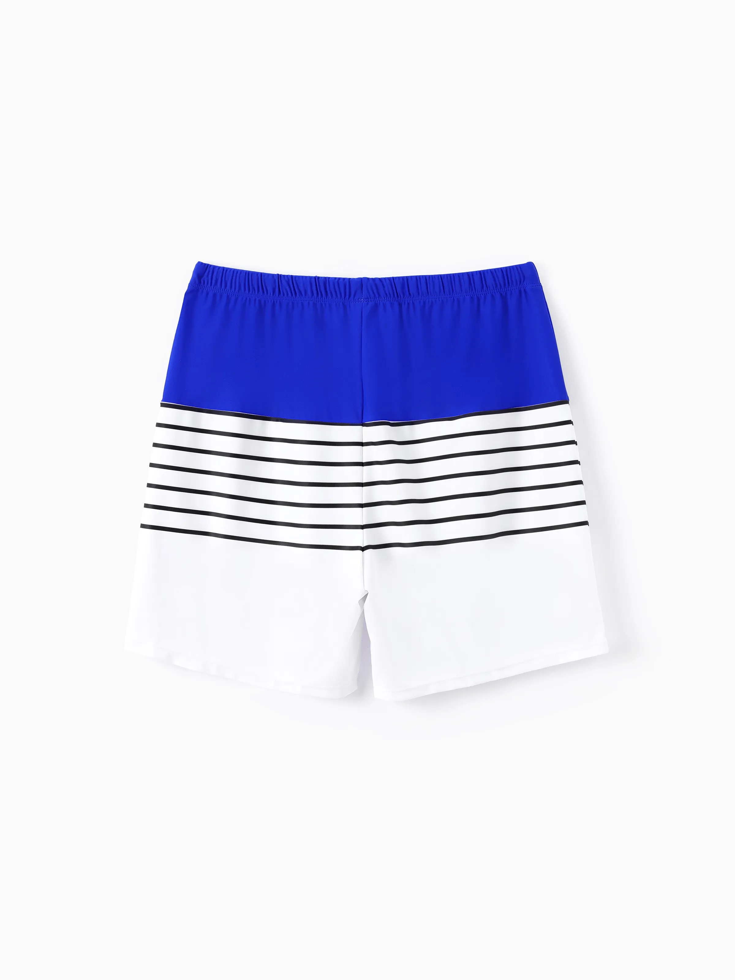 Family Matching Blue Drawstring Swim Trunks or Blue One-Piece Strap Swimsuit
 Blue - Image 18