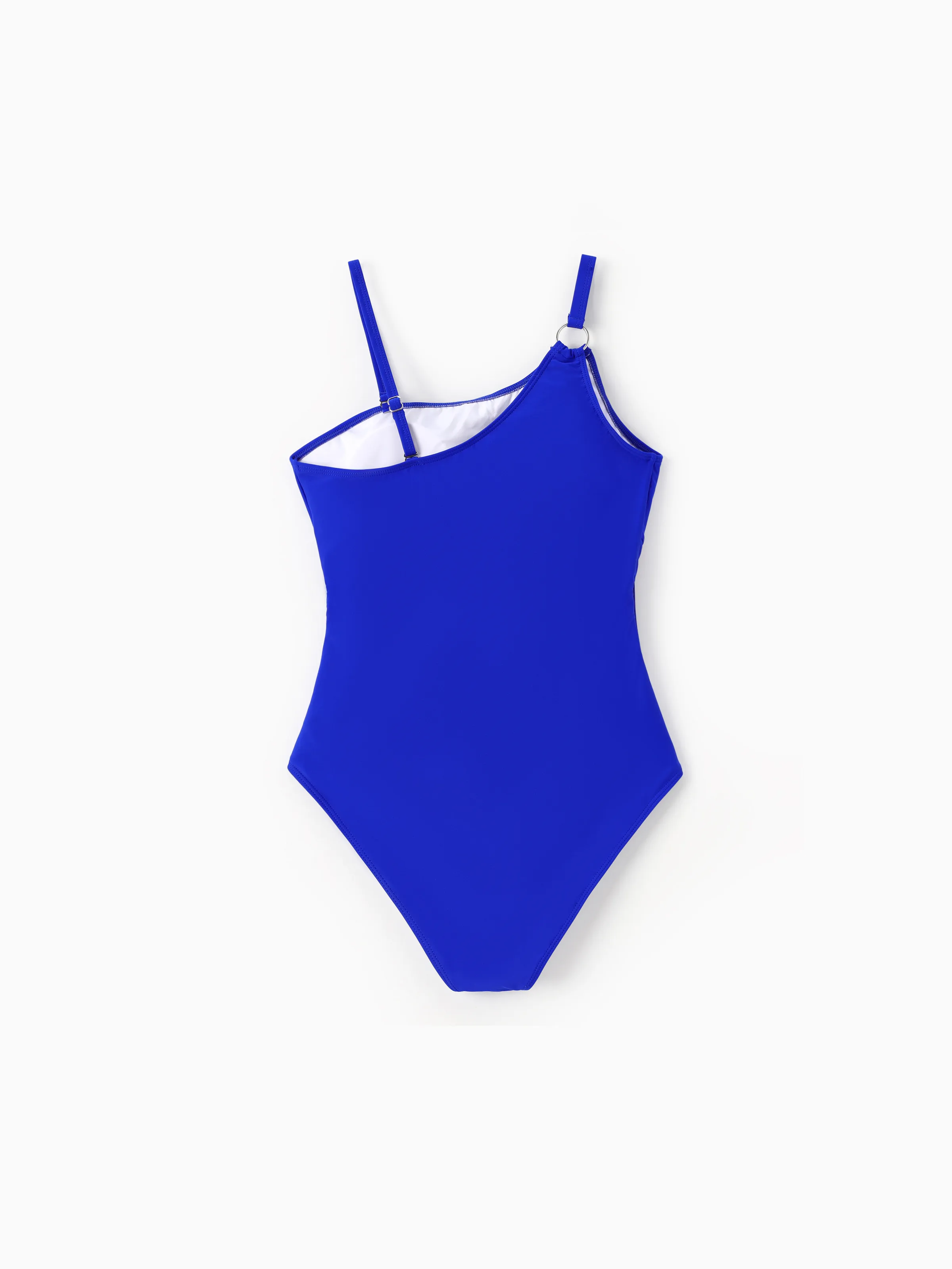 Family Matching Blue Drawstring Swim Trunks or Blue One-Piece Strap Swimsuit
 Blue - Image 3