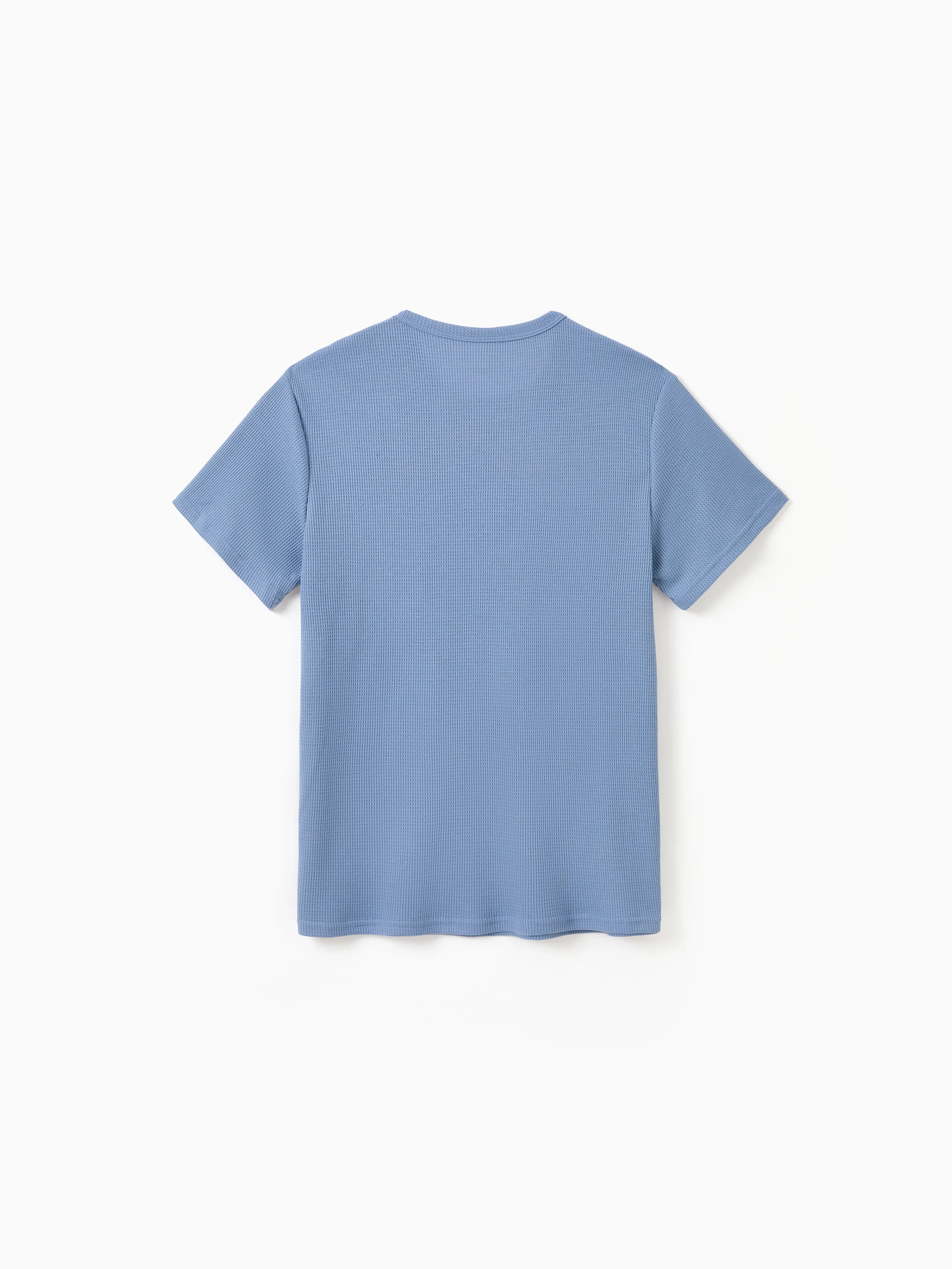 Family Matching Blue Short-sleeve Tee or Colorful Stripe Camisole Dress Multi-color - Image 16