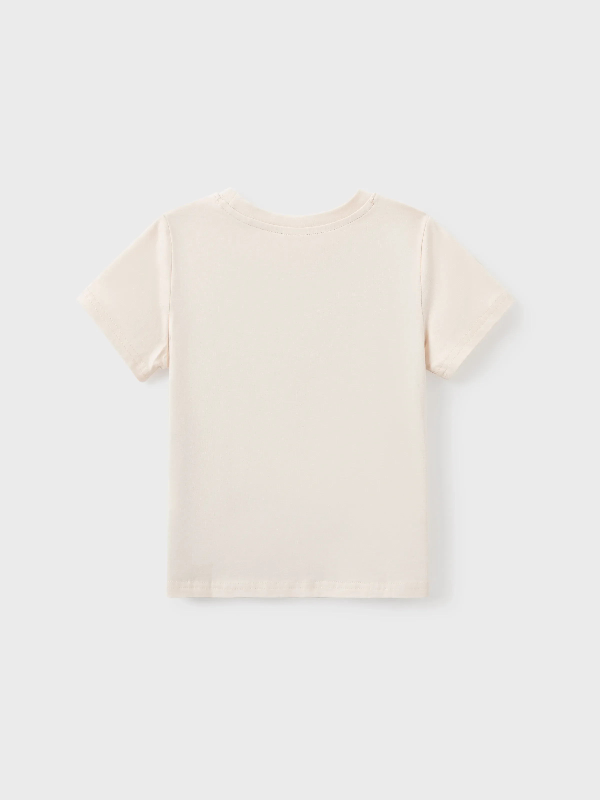 Family Matching Colorblock Cotton Tee or Flora Print Strap Body-con Dress or Mesh Splicing Dress Khaki - Image 18