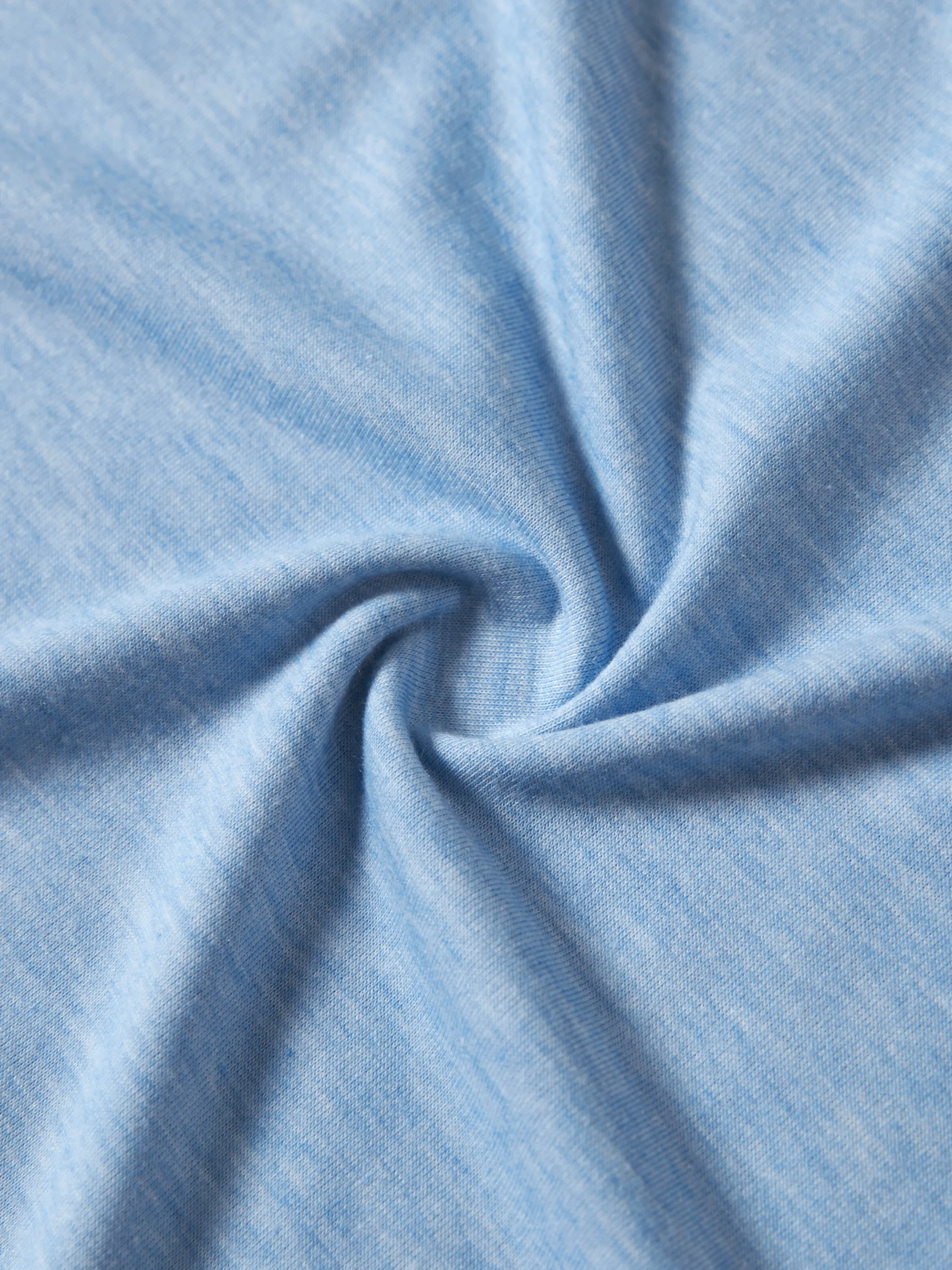 Family Matching Floral Colorblock T-Shirt and Quarter Button Belted Spliced A-Line Dress Sets lightskyblue - Image 22