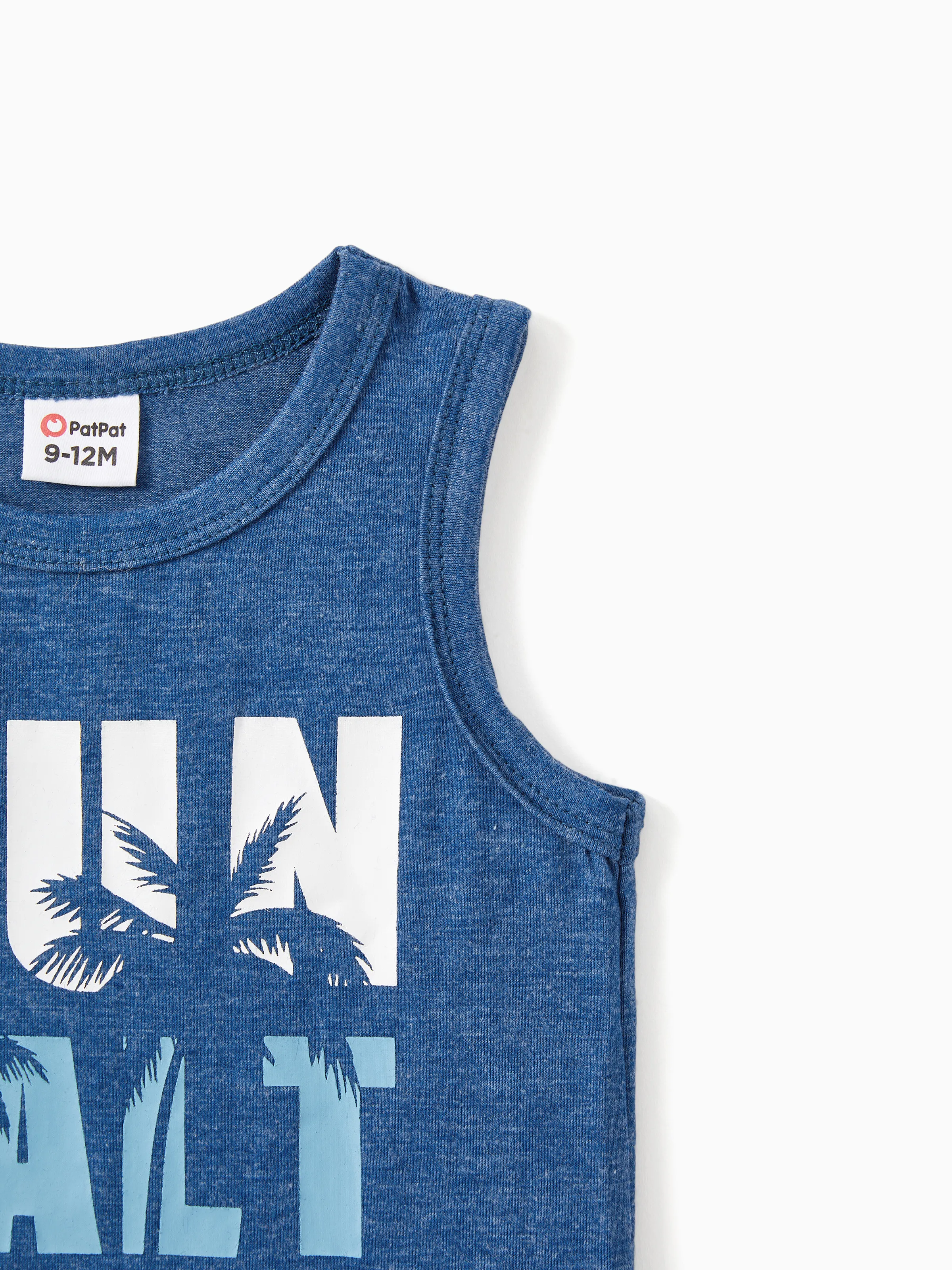 Family Matching Sets Blue Tank Top or Flowy A-Line Tank Dress with Pockets Blue - Image 14
