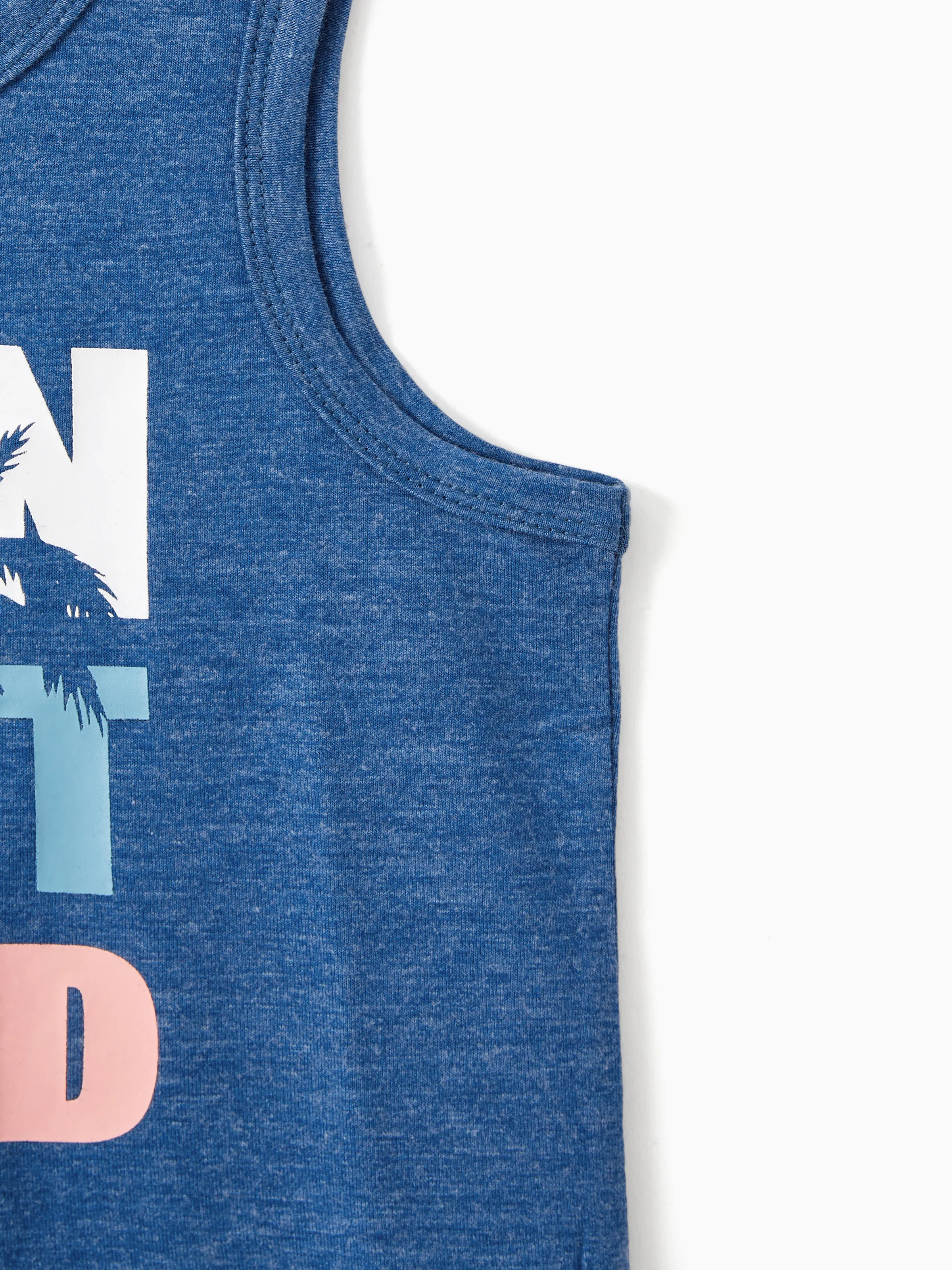Family Matching Sets Blue Tank Top or Flowy A-Line Tank Dress with Pockets Blue - Image 21
