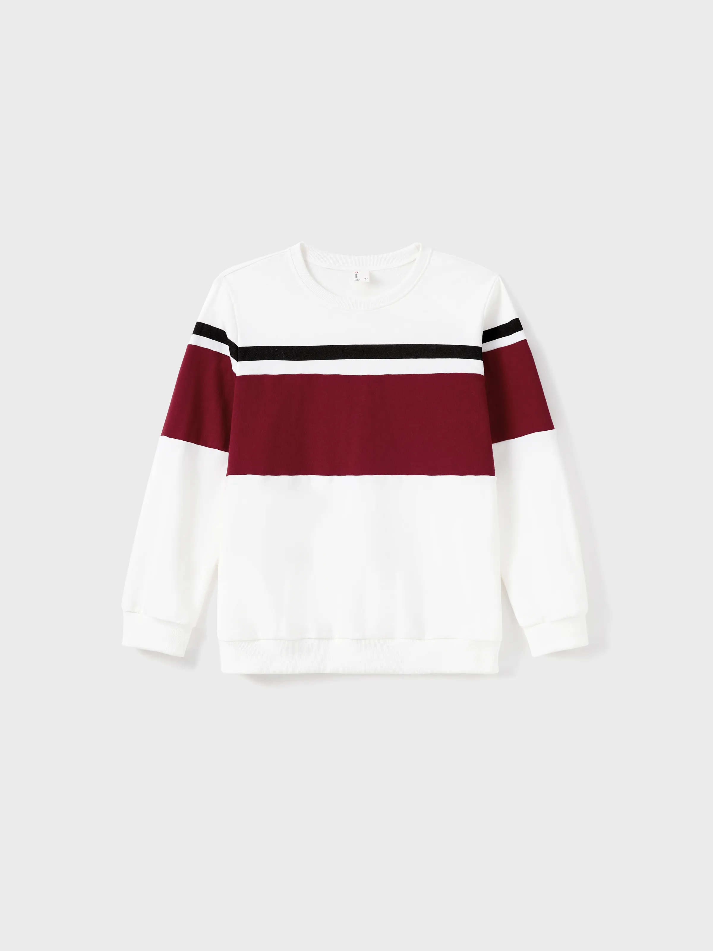 Family Matching Sets Long Sleeves Sweatshirt or Off-Shoulder Butterfly Embroidered Tulle Dress Burgundy - Image 22