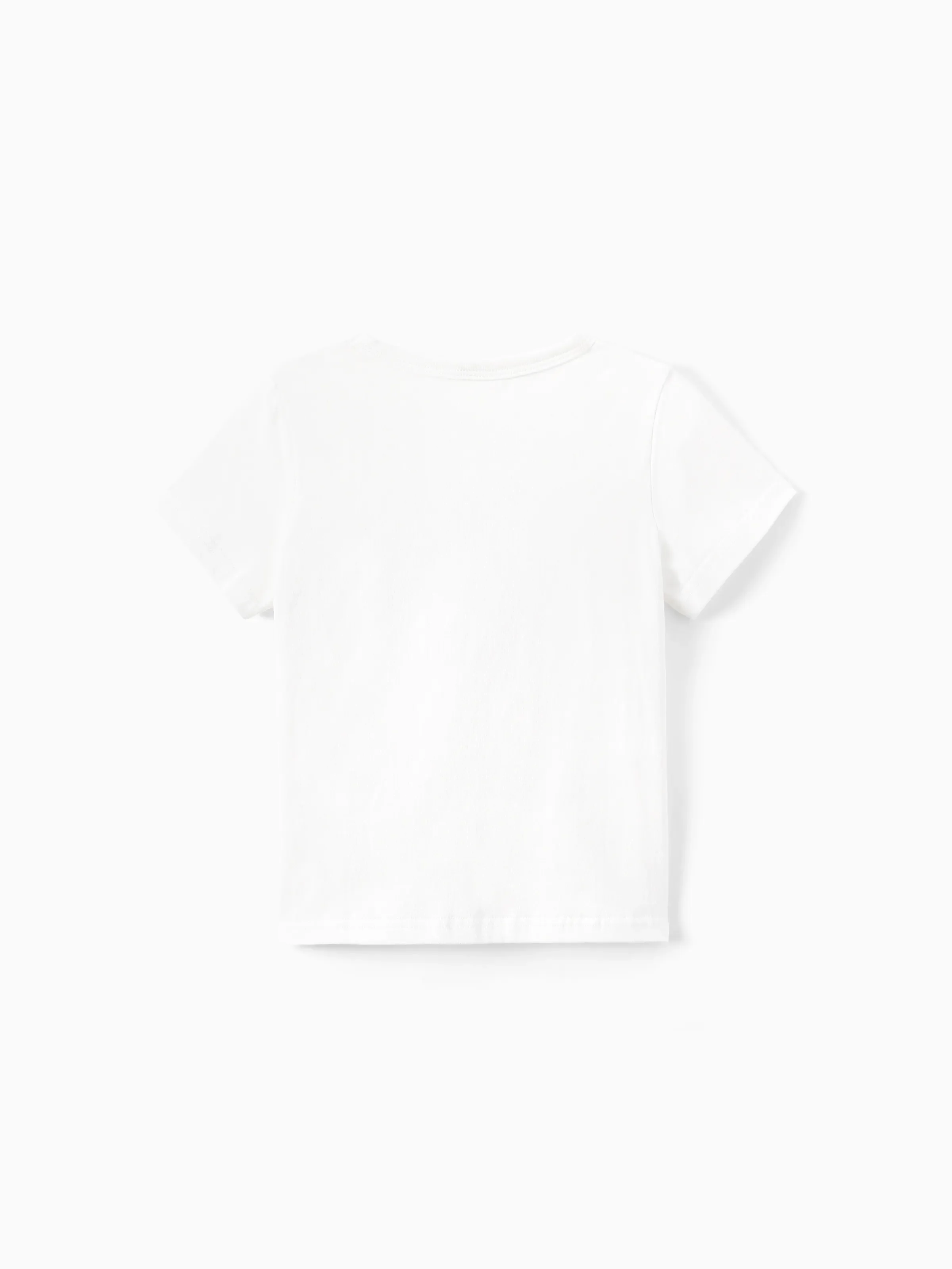 Independence Day Family Matching Patriotic Ice Cream Print Summer Cotton T-shirt & V-Neck Dresses White - Image 25