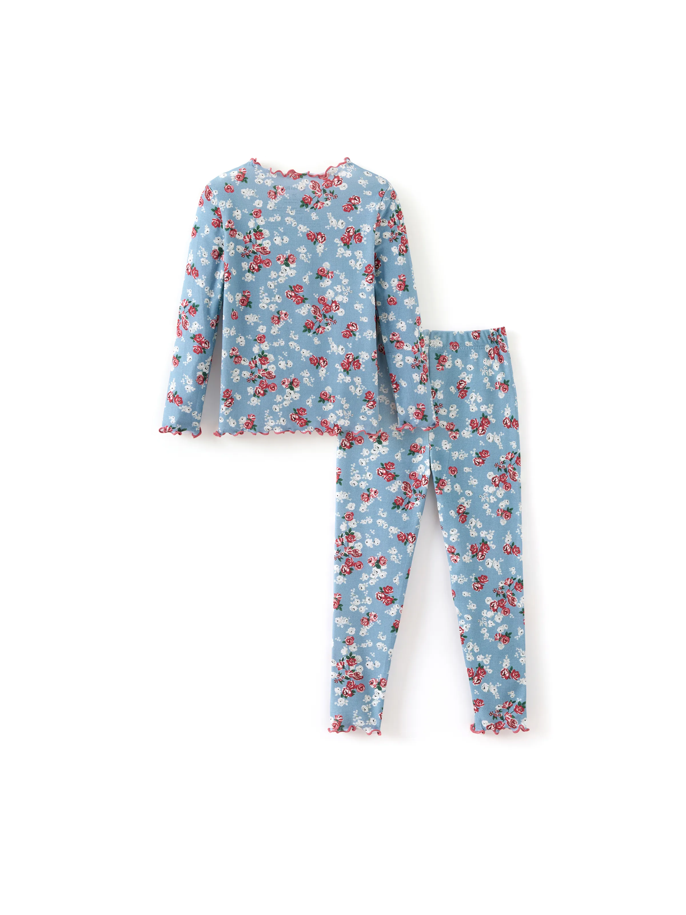 Halloween Pajama Set 2-piece Modal Pajamas With Childlike Print for Toddler / Kids ( Snug-Fitting ) Blue - Image 8