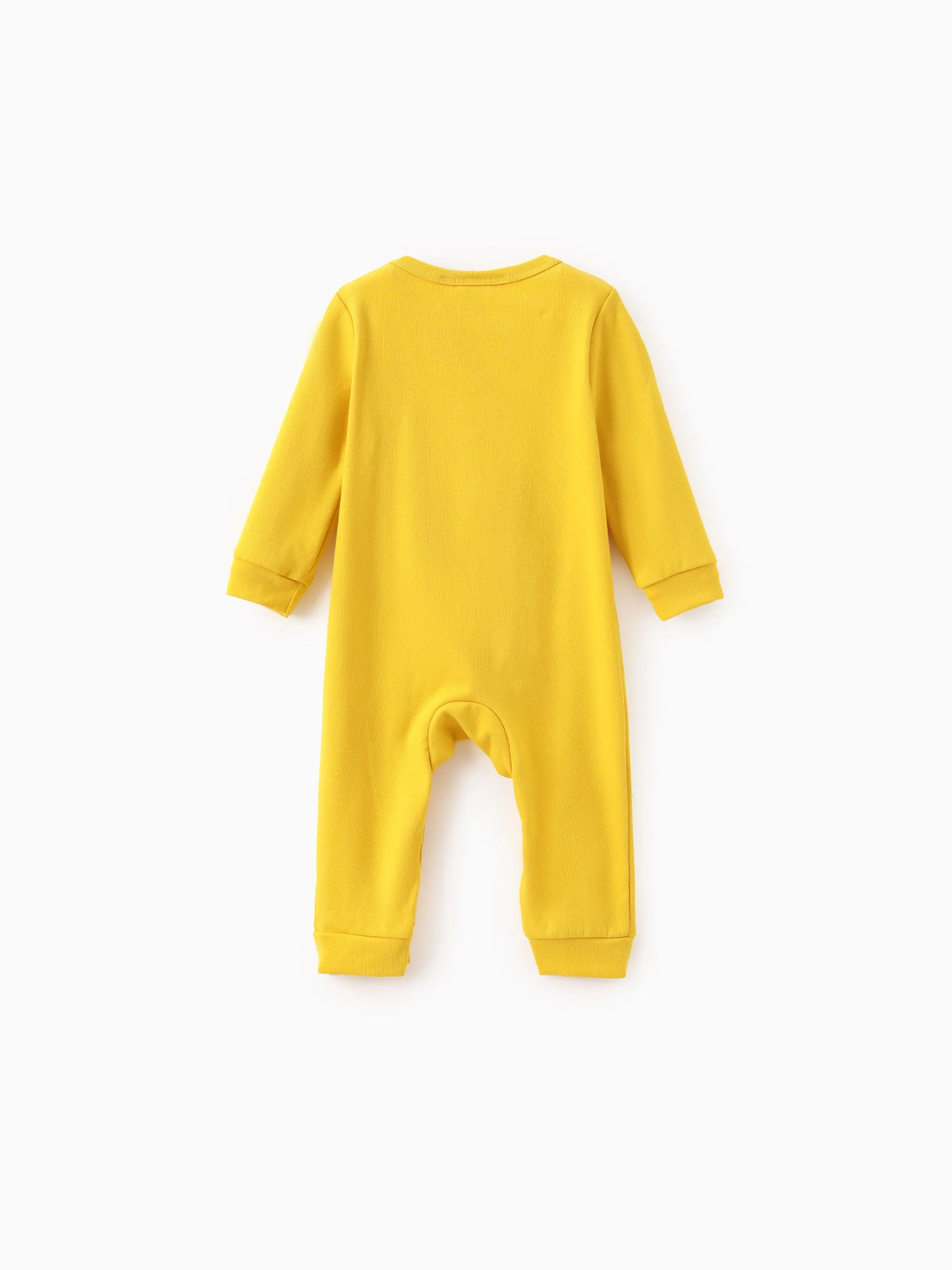 Harry Potter Baby Boy/Girl 1pc Long-sleeve Cotton Jumpsuit Yellow - Image 2
