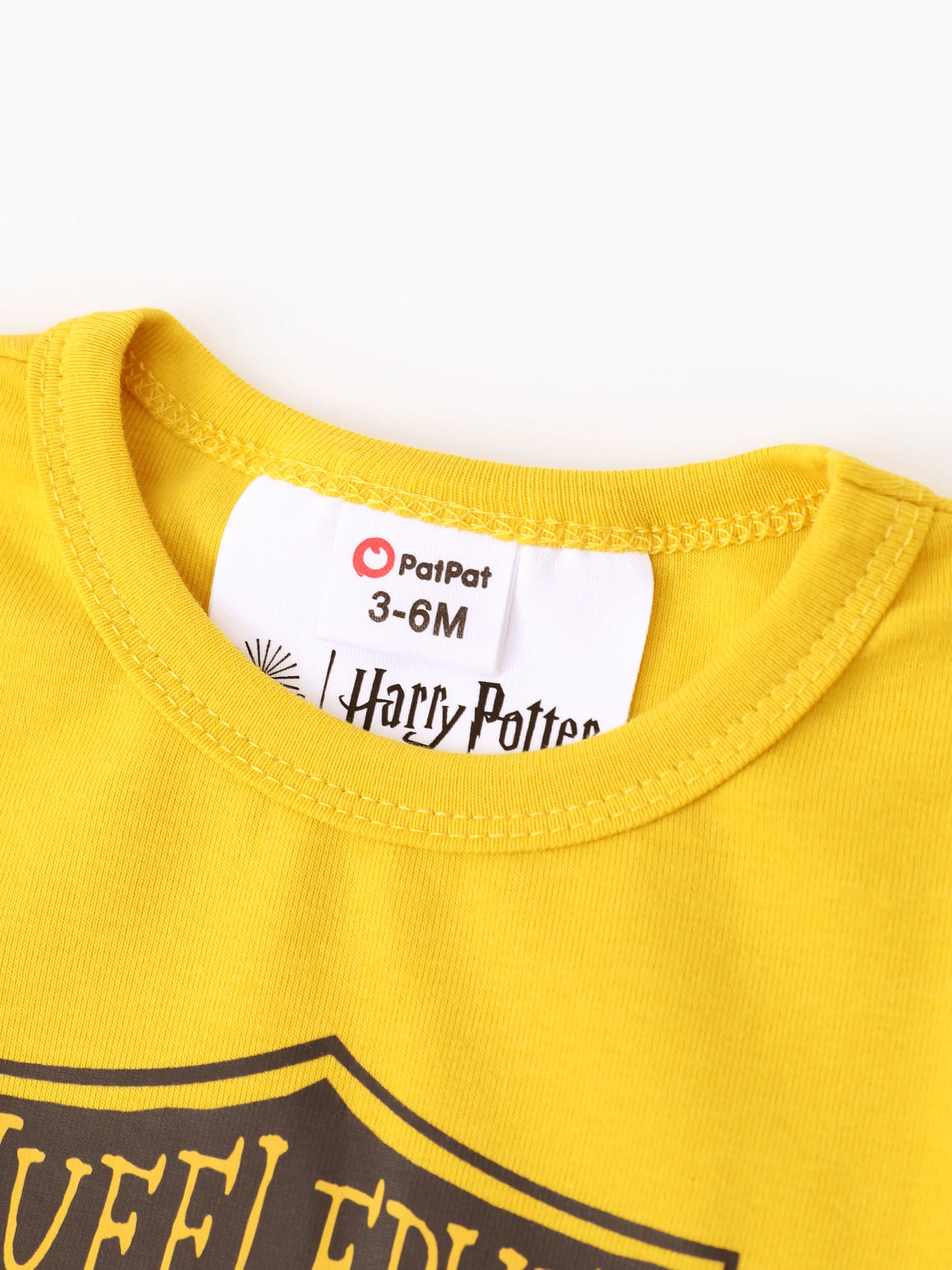 Harry Potter Baby Boy/Girl 1pc Long-sleeve Cotton Jumpsuit Yellow - Image 3