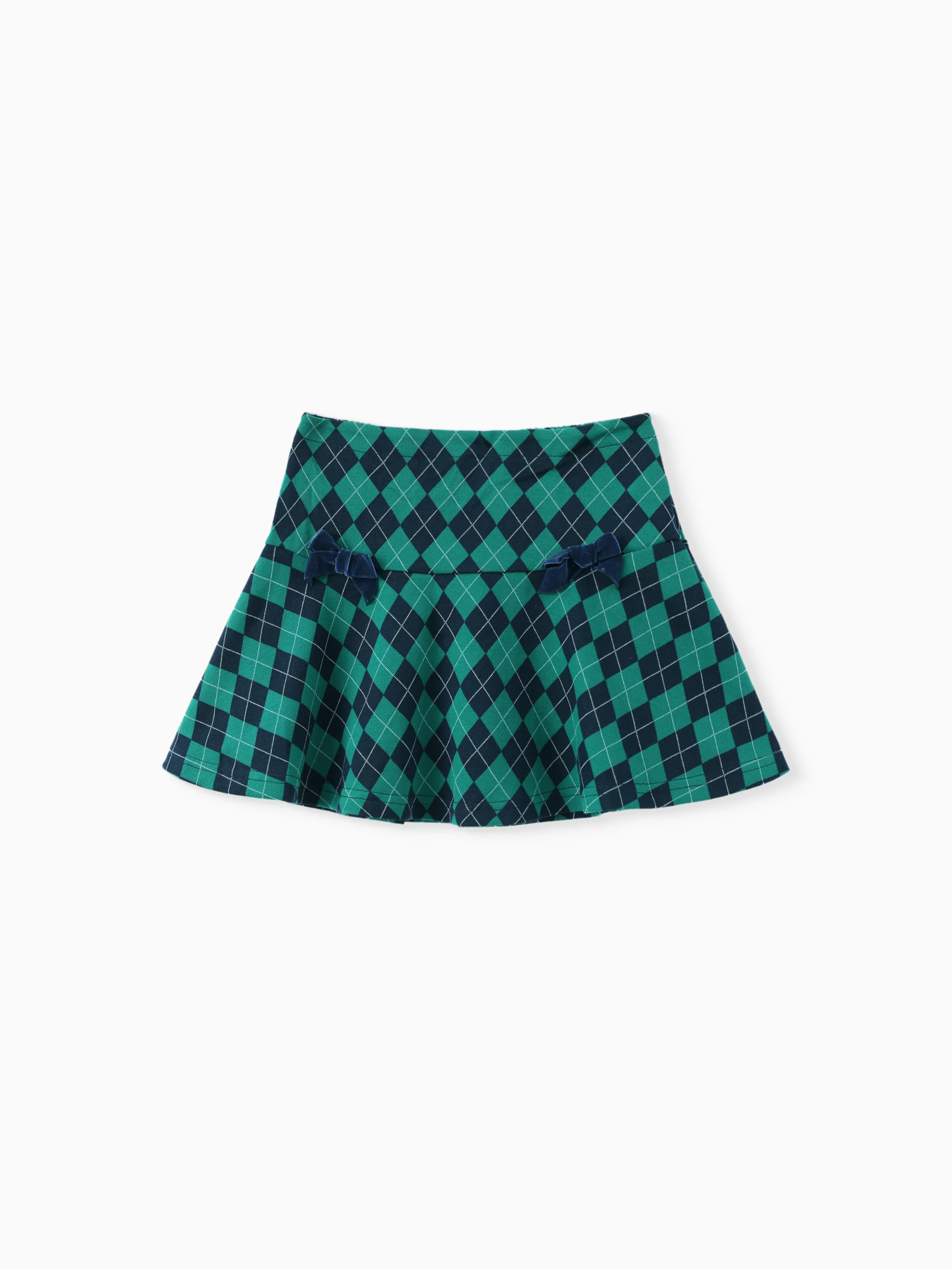 Harry Potter Kid Girl 2pcs Owl Print Long-sleeve Sweatshirt And Bow tie Plaid Skirt Set royalblue - Image 7