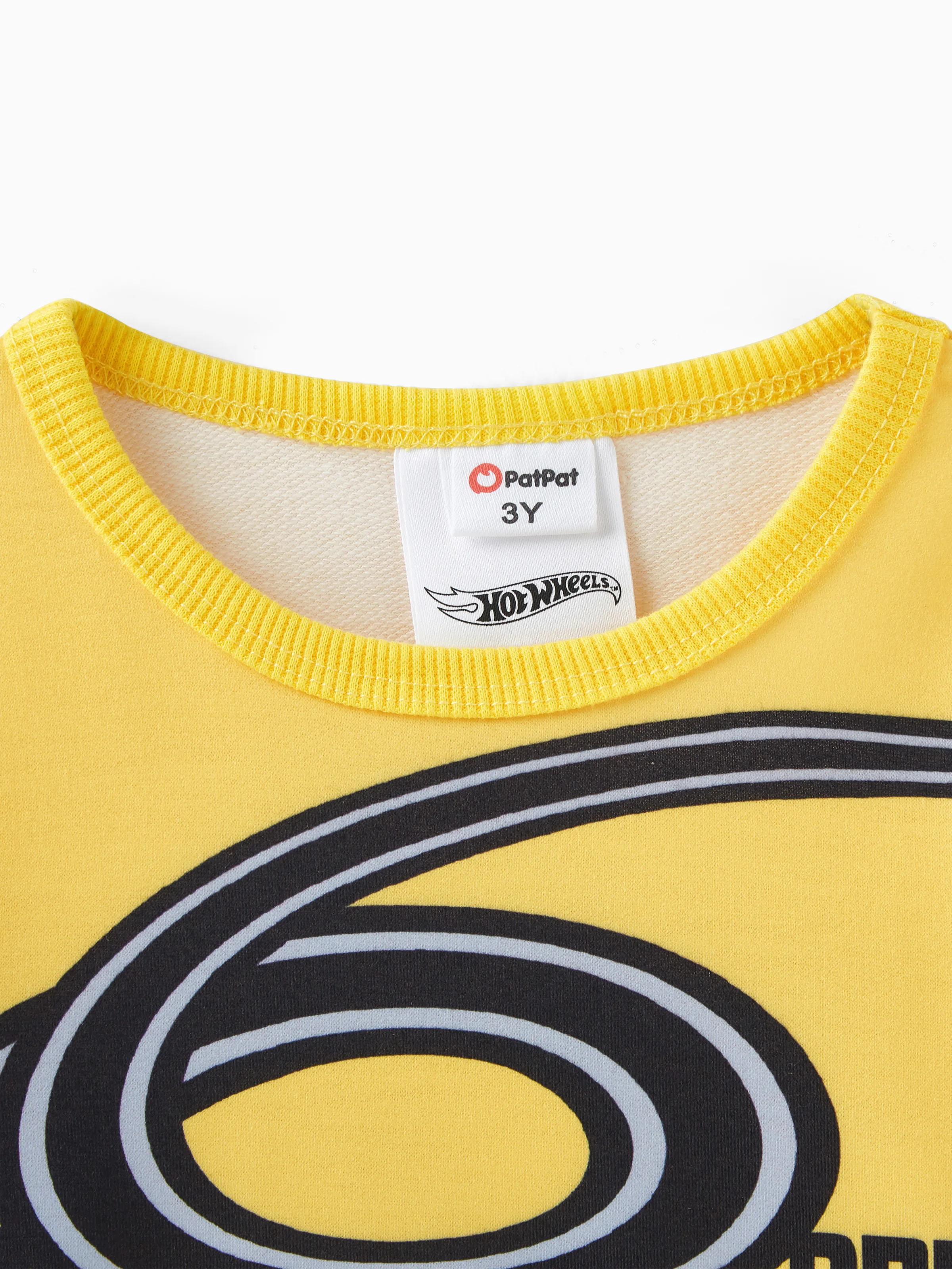 Hot Wheels Toddler Boy Character Print Long Sleeve Top Yellow - Image 4