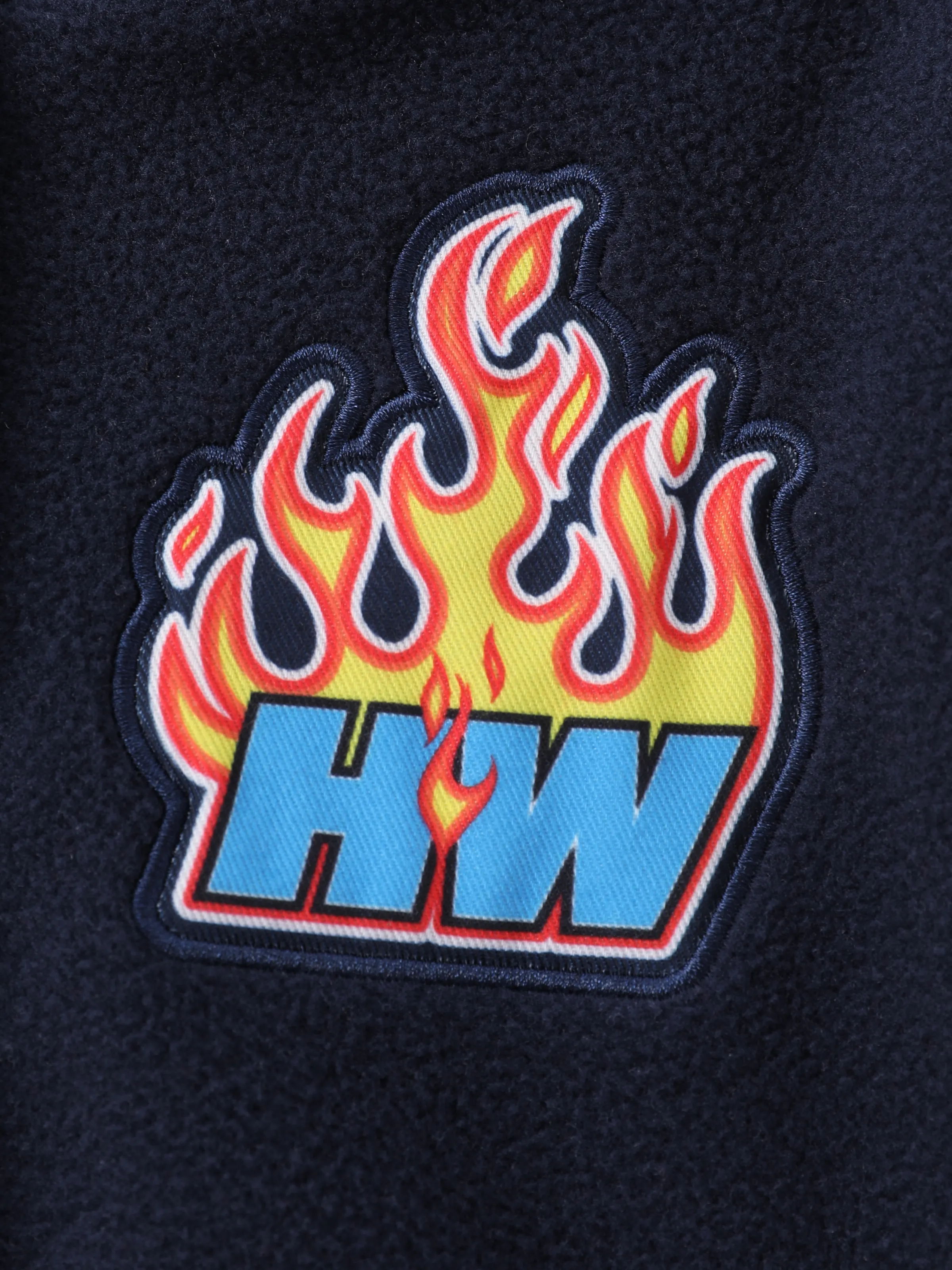 Hot Wheels Toddler/Kid Boy 1pc Varsity Bomber Jacket Blue - Image 3