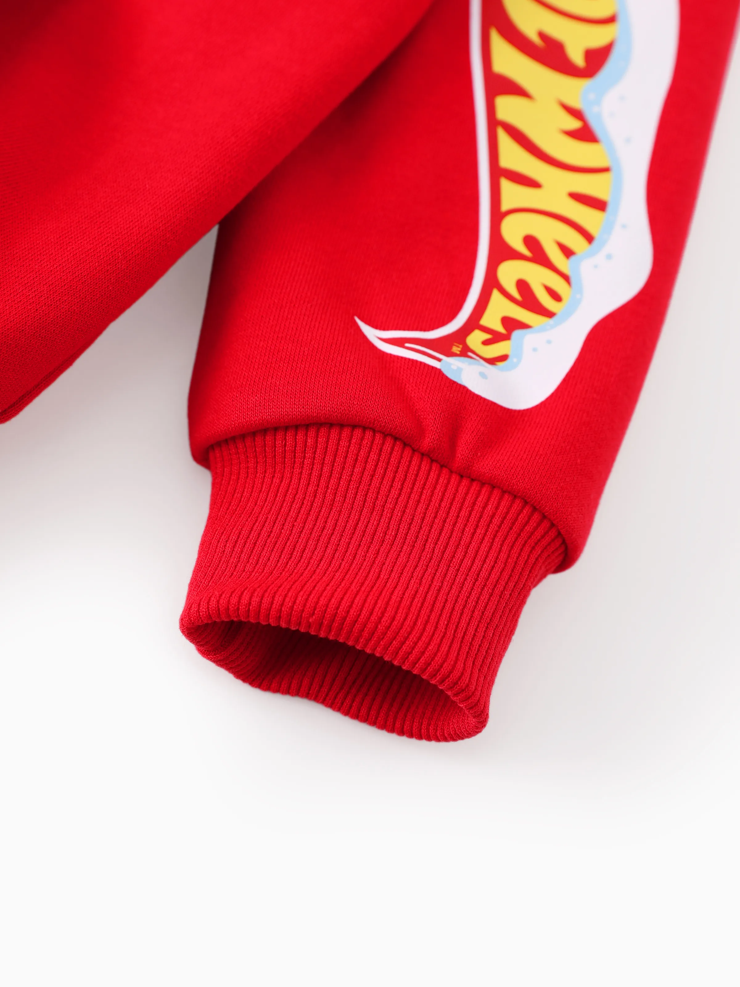 Hot Wheels Toddler/Kids Boy Kangaroo Pocket and Ribbed Cuffs Hoodie Red - Image 6