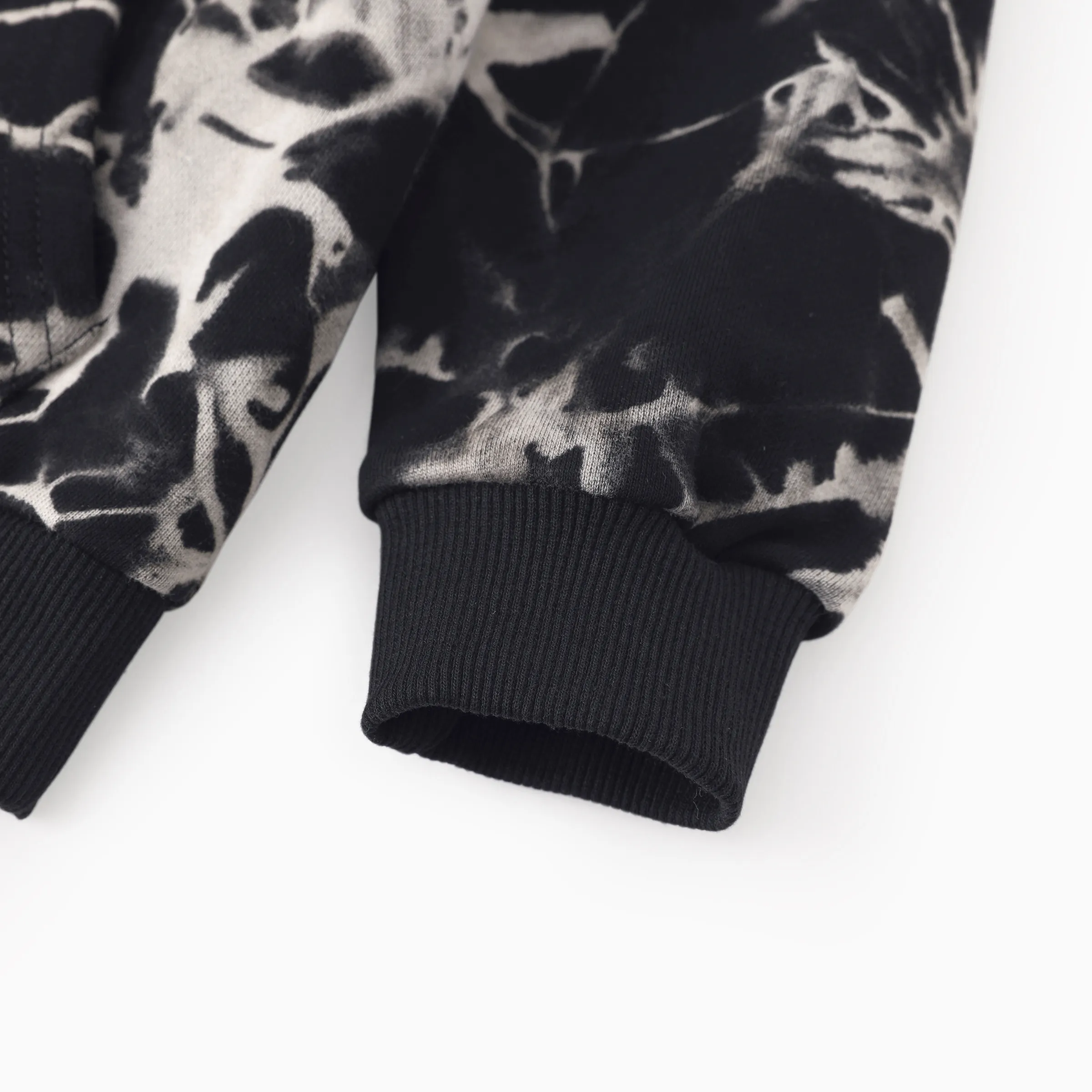 Hot Wheels Toddler/Kids Boy Tie-dyed Cotton Hoodie Sweatshirt Black - Image 5