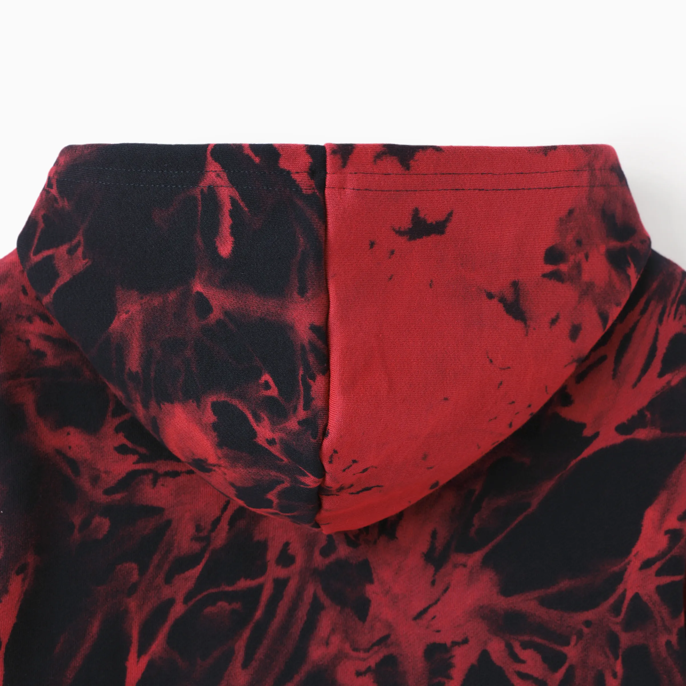 Hot Wheels Toddler/Kids Boy Tie-dyed Cotton Hoodie Sweatshirt Red - Image 6