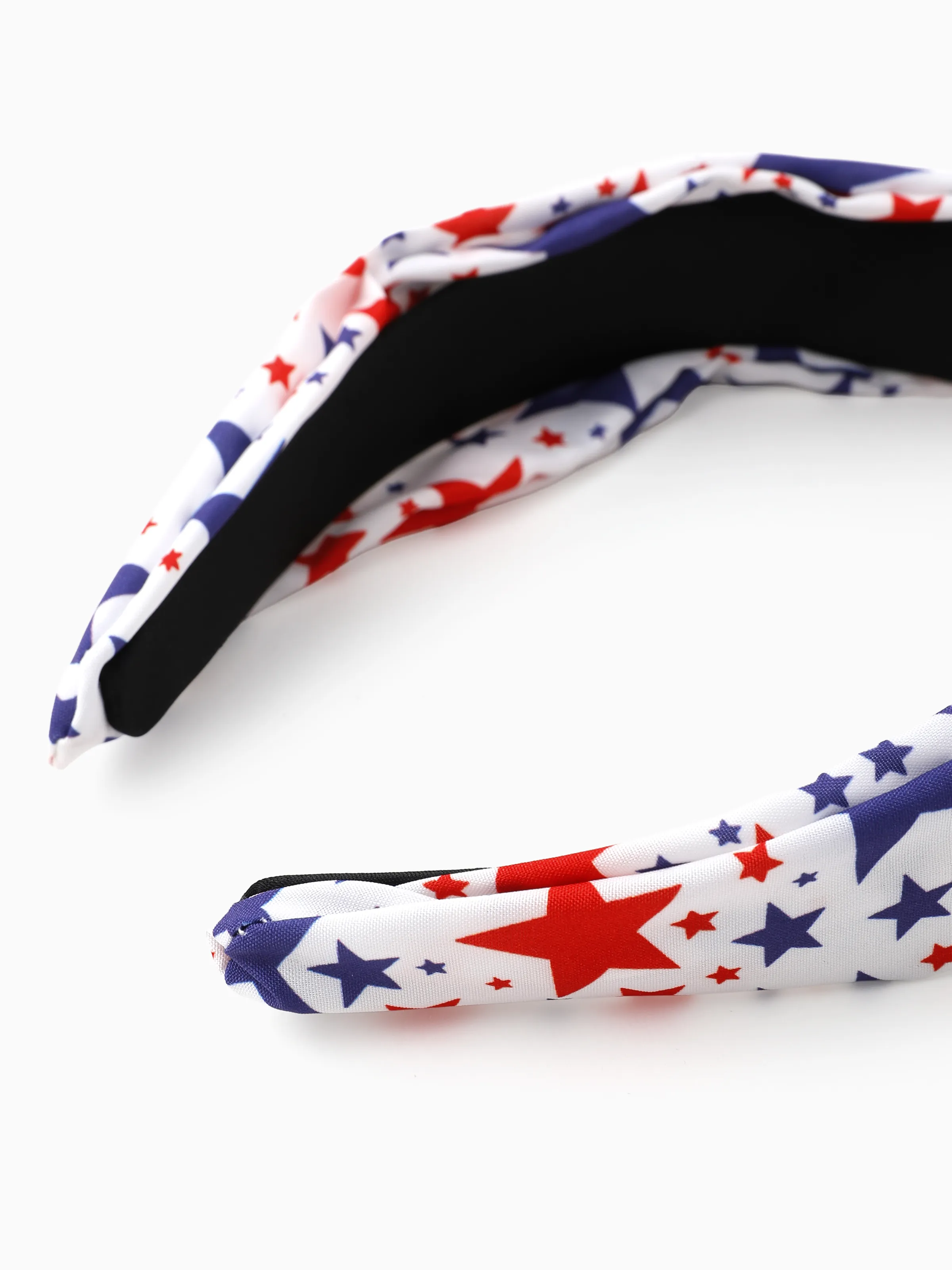 Independence Day Mommy and Me Patriotic Star Print Knotted Headband Color block - Image 7
