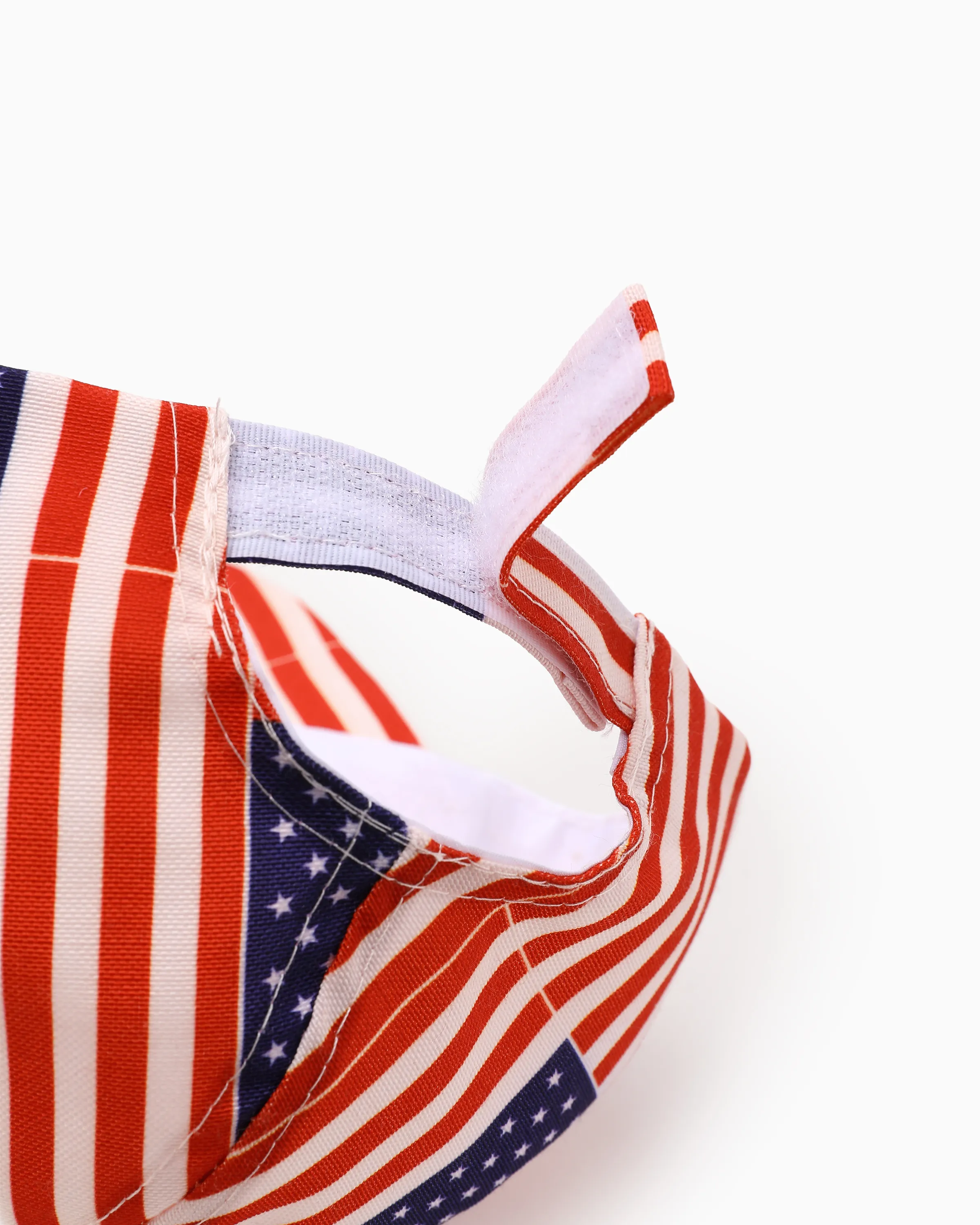 Independence Day Toddler/Kids American Flag Print Baseball Cap Red - Image 9