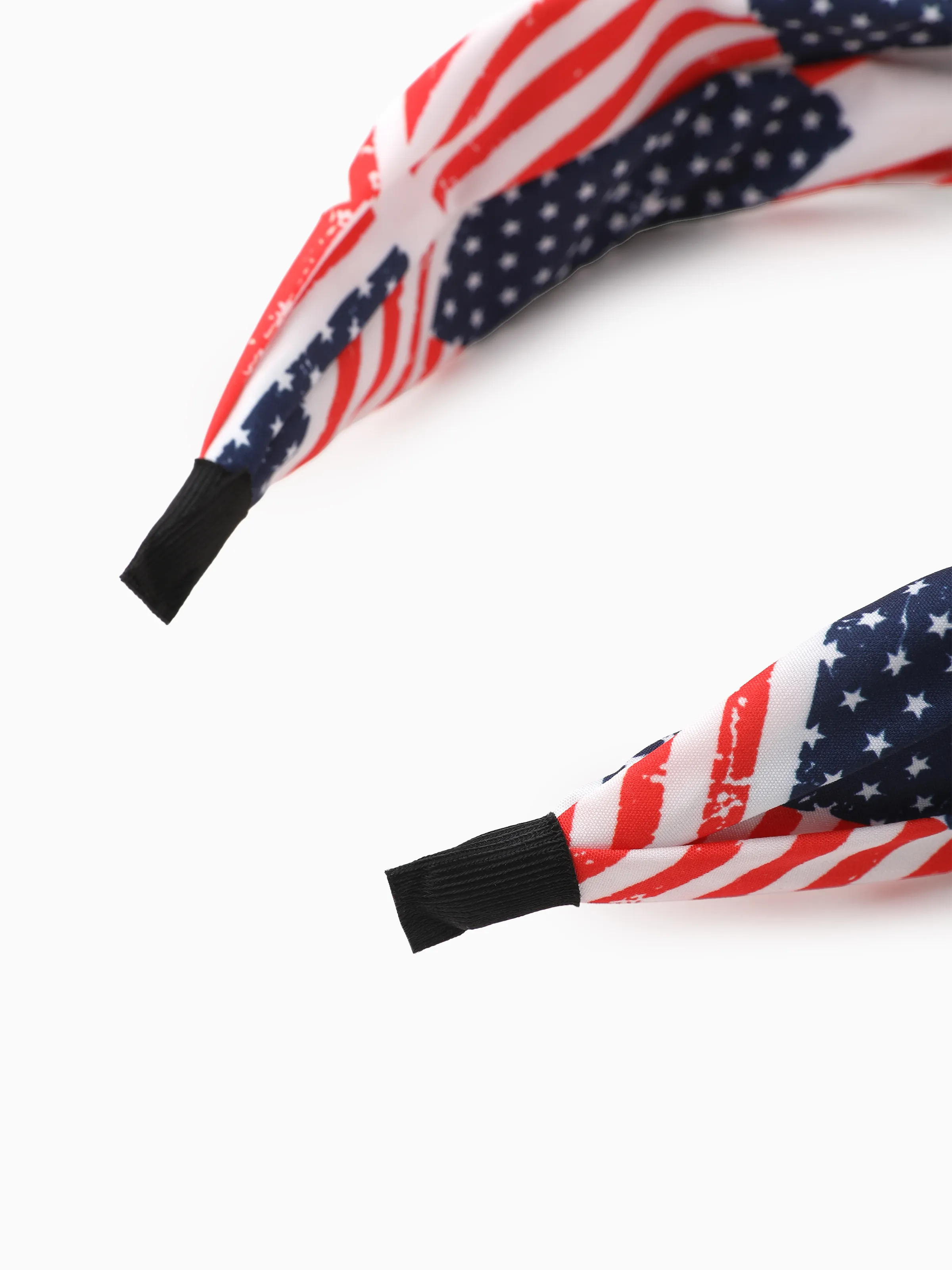 Independence Day Mommy and Me Patriotic Star Stripe Bow Headband Deep Blue - Image 9