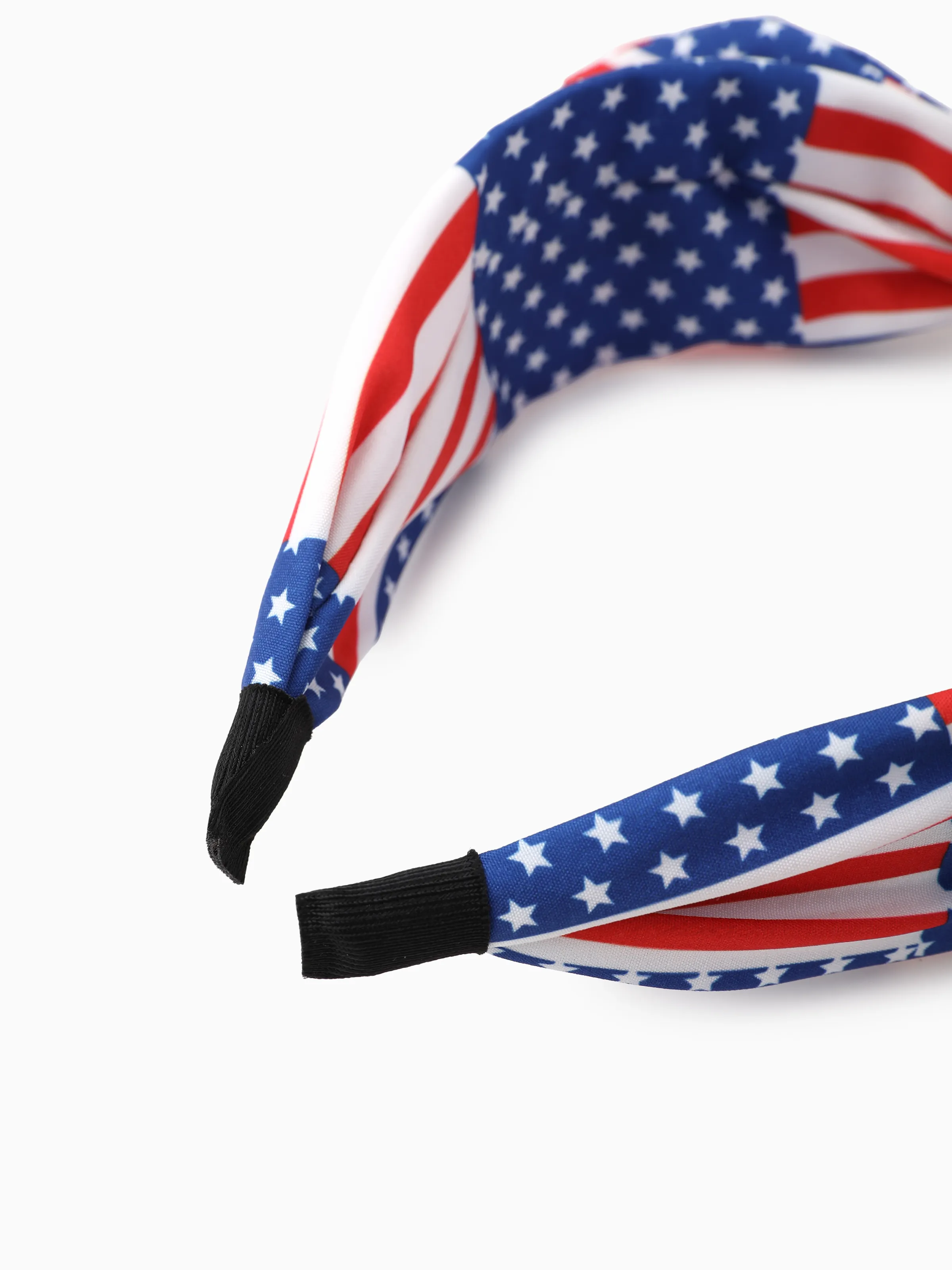 Independence Day Mommy and Me Patriotic Star Stripe Bow Headband Navy - Image 9