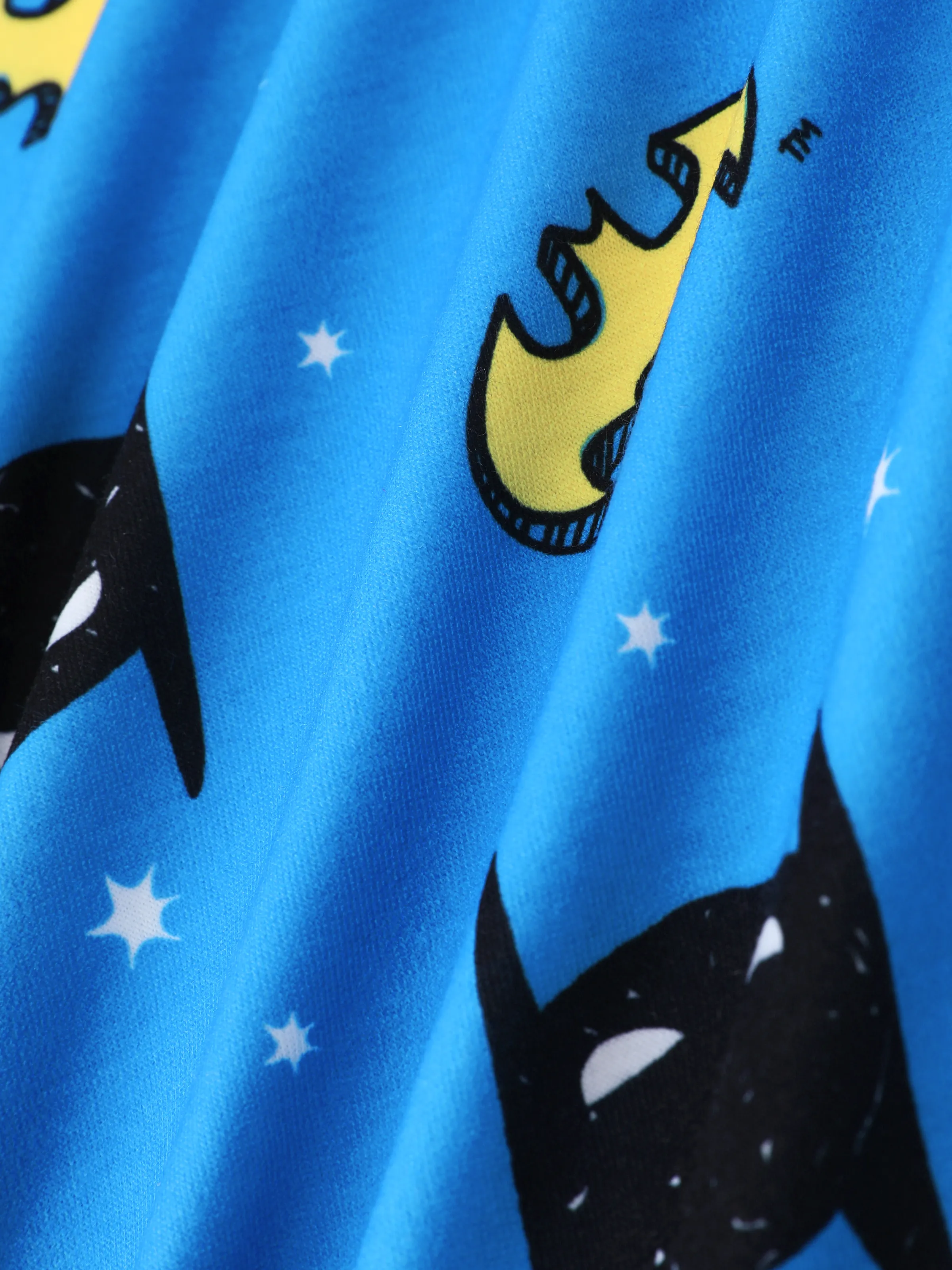 Justice League Baby Boy Batman/Superman Tank Romper Blue - Image 5