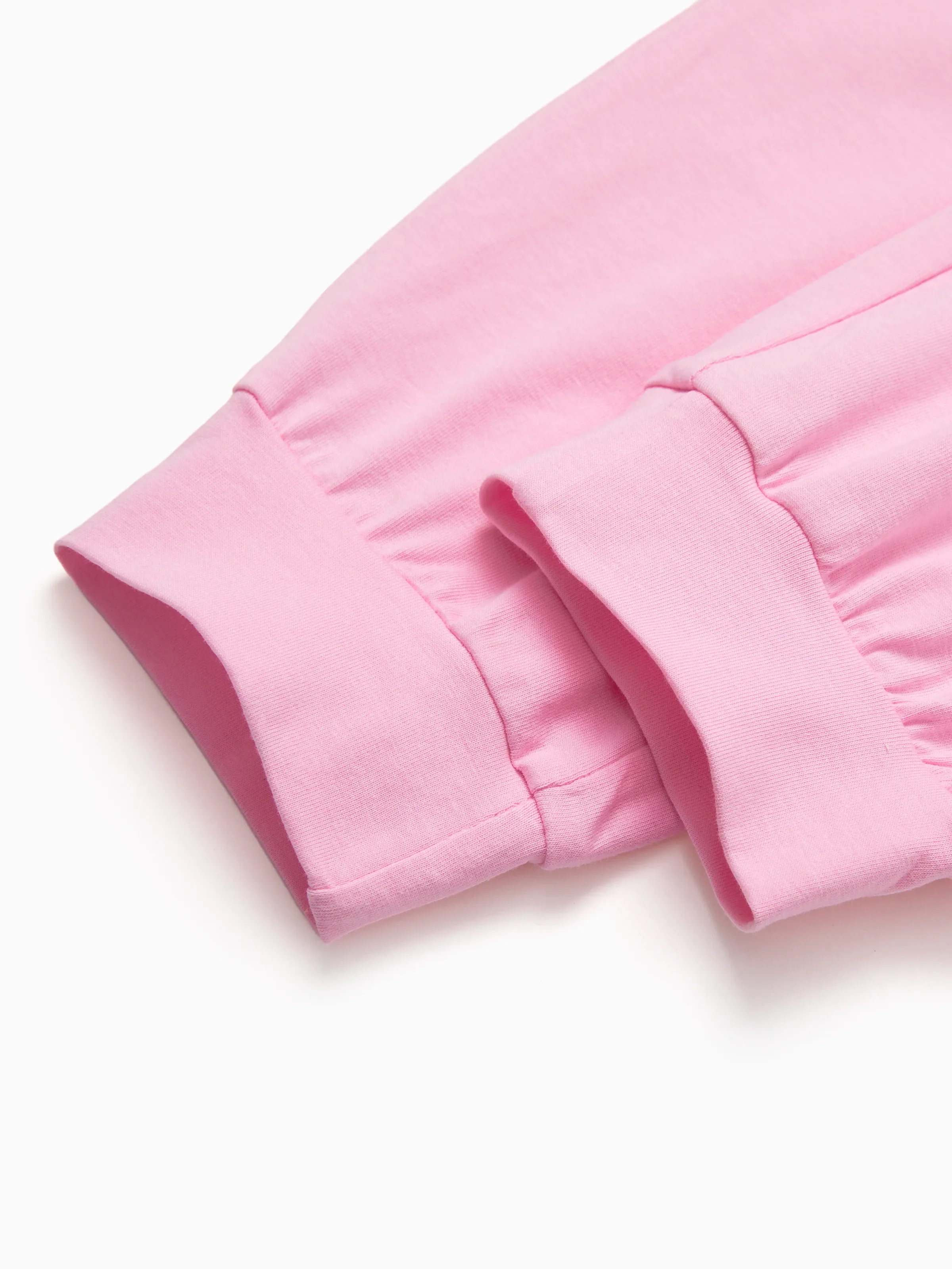 Kid Girl Casual Cotton Elasticized Pocket Pants Pink - Image 5