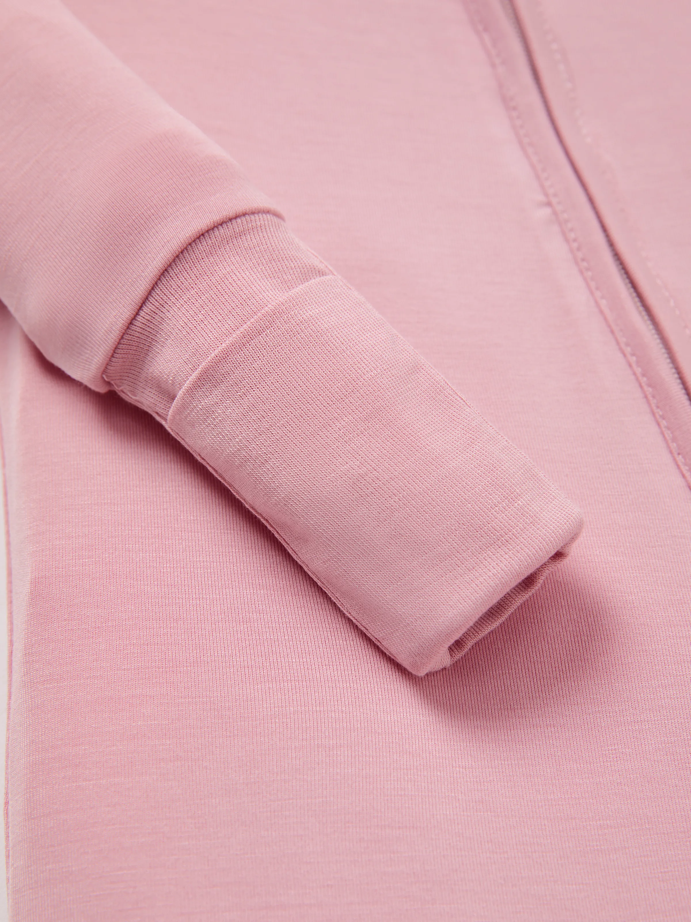 Kids Baby / Girl Bamboo Pajamas With Childlike Print (Snug-Fitting) Pink - Image 11