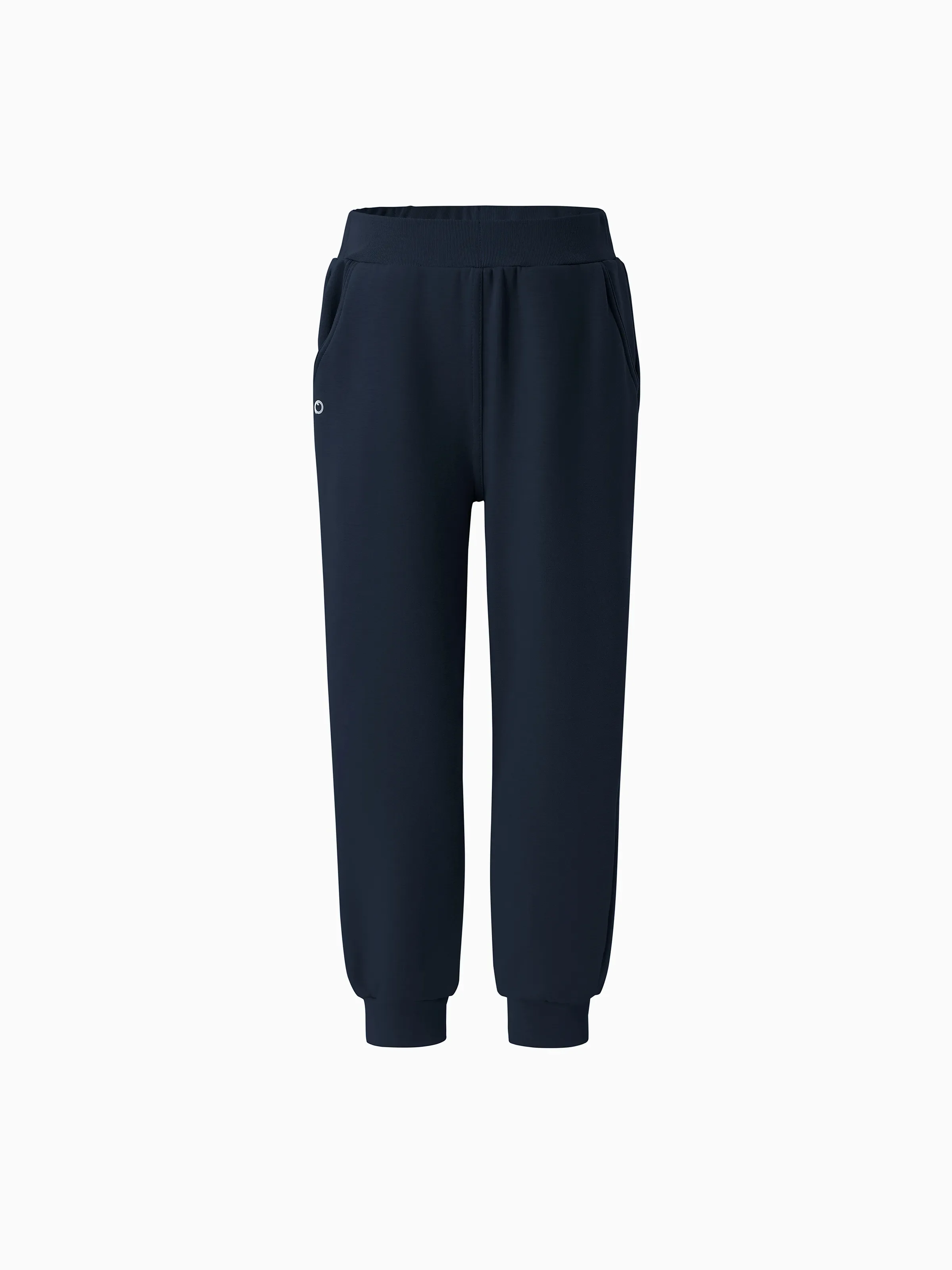 kids fleece lined jogger pants with reflective print and pockets warm breathable and moisture wicking sweatpants for boys and girls deep blue - Image 6