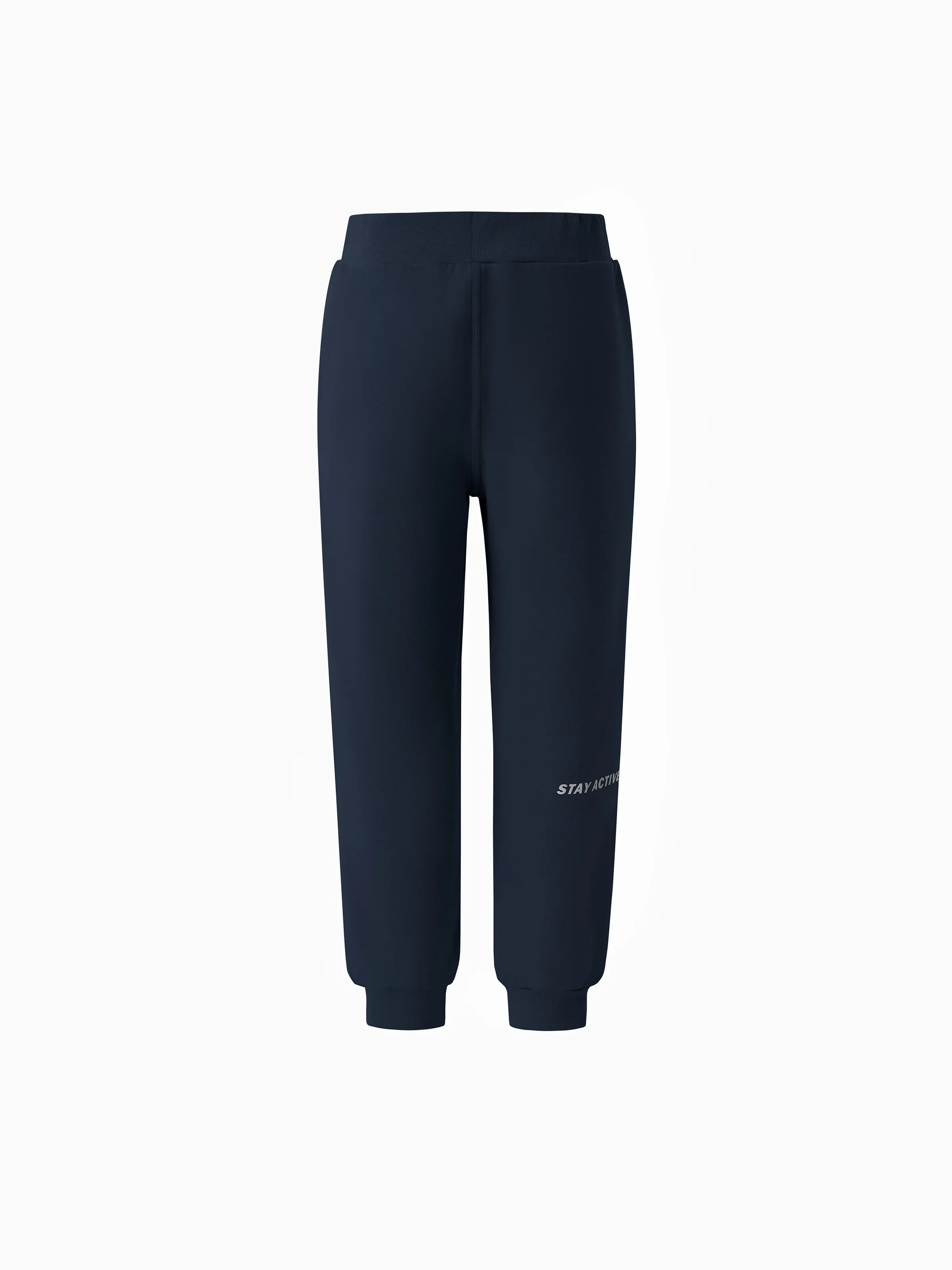 kids fleece lined jogger pants with reflective print and pockets warm breathable and moisture wicking sweatpants for boys and girls deep blue - Image 7