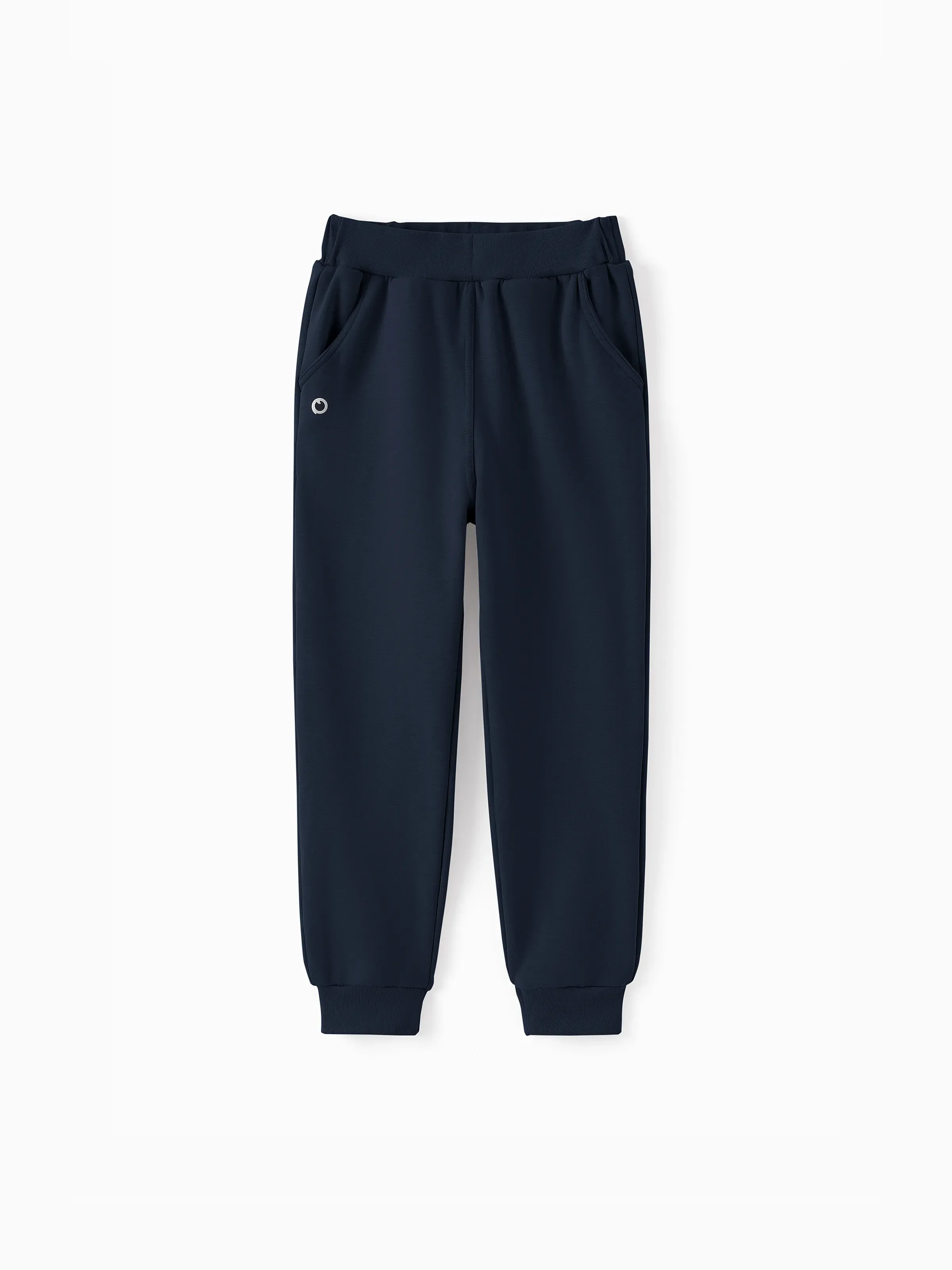 kids fleece lined jogger pants with reflective print and pockets warm breathable and moisture wicking sweatpants for boys and girls deep blue - Image 8