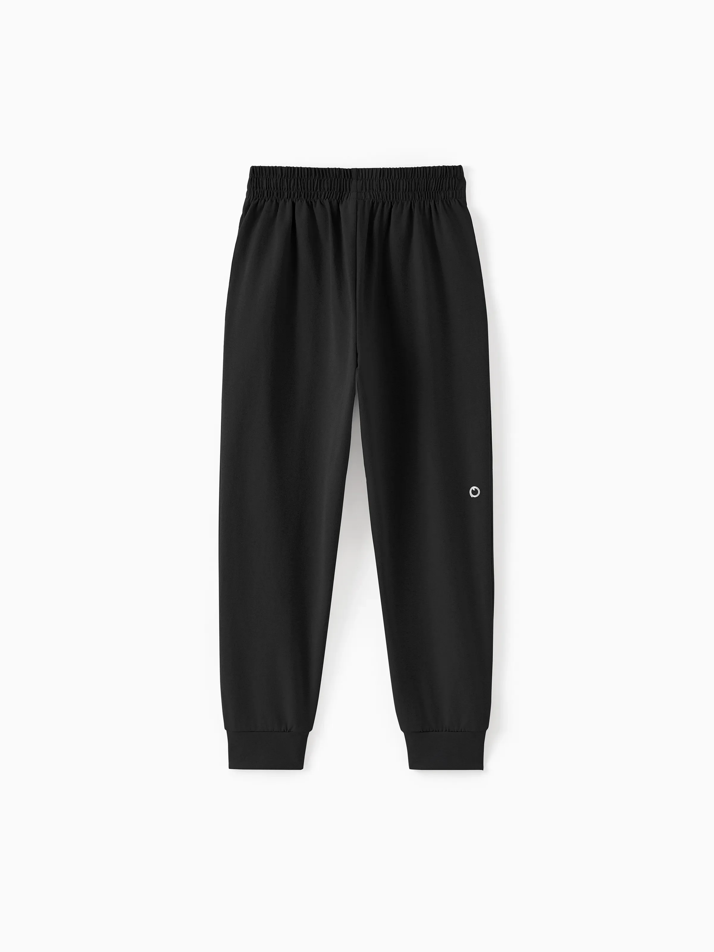 kids-jogger-pants-with-elastic-waistband-and-drawstring-comfortable-everyday-sweatpants-with-pockets-for-boys-and-girls-black - Image 11