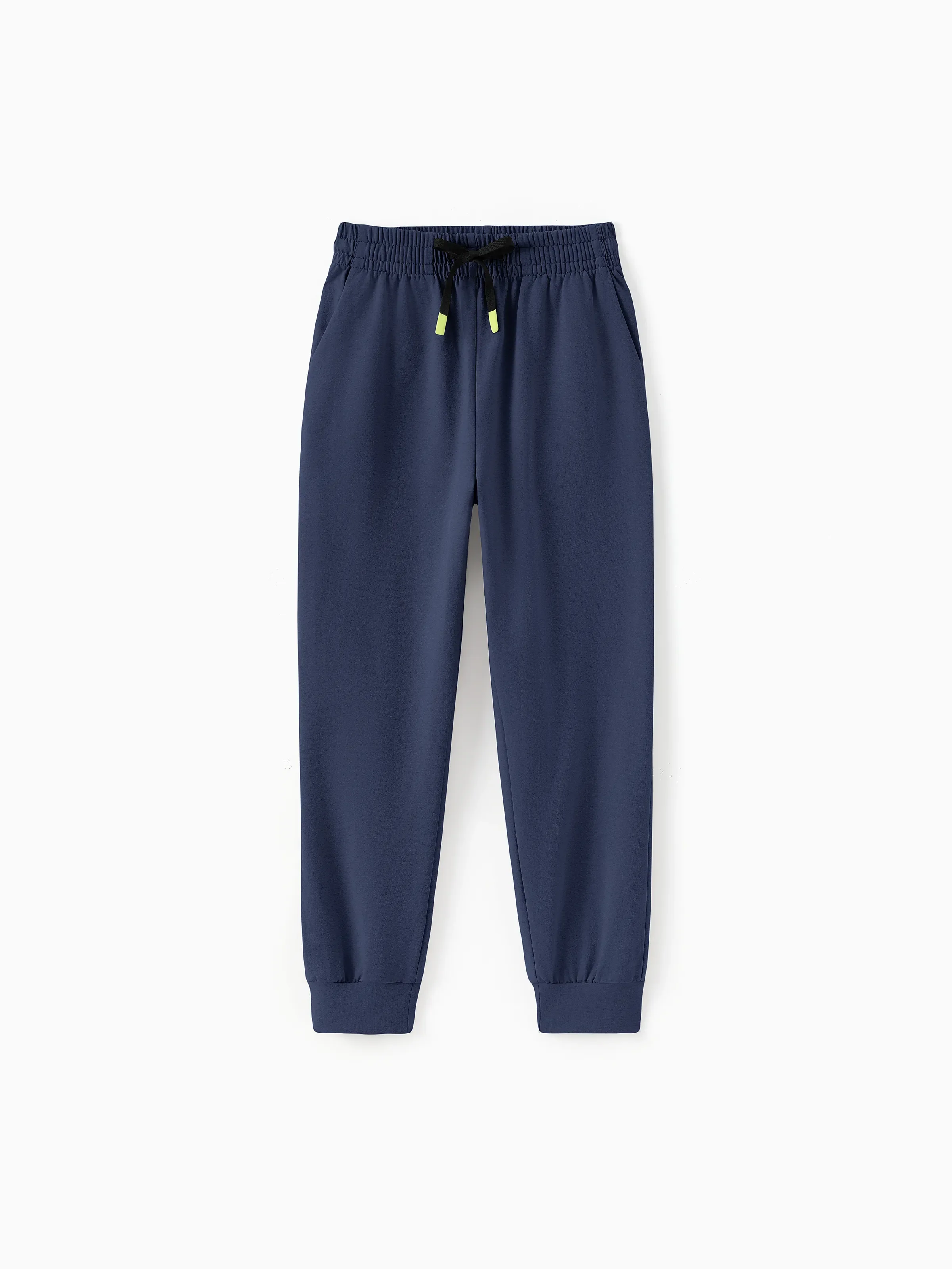 kids-jogger-pants-with-elastic-waistband-and-drawstring-comfortable-everyday-sweatpants-with-pockets-for-boys-and-girls-deep-blue - Image 7