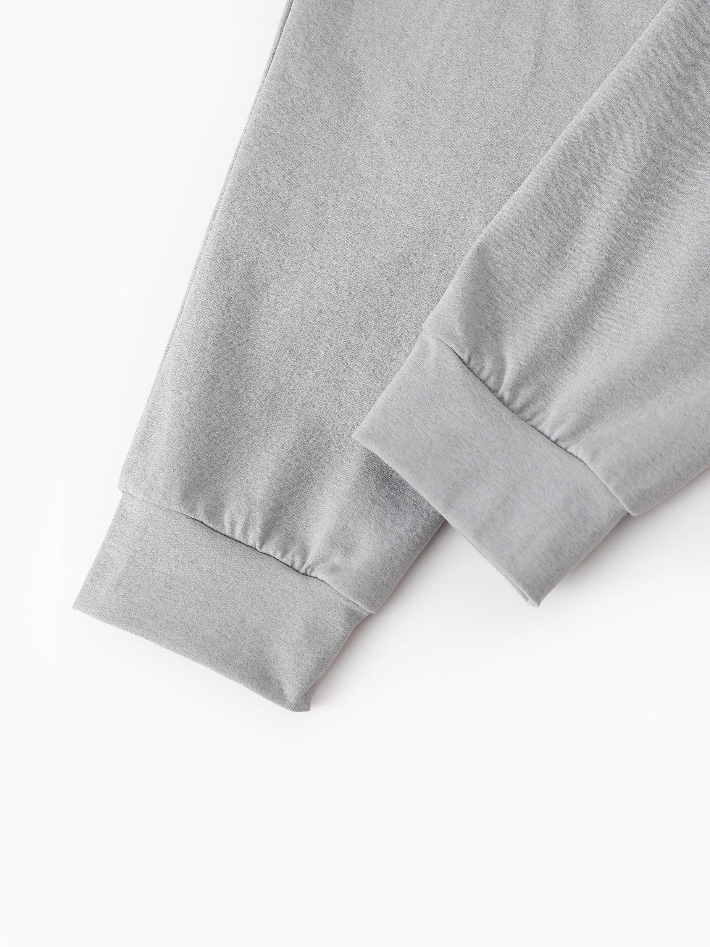 kids-jogger-pants-with-elastic-waistband-and-drawstring-comfortable-everyday-sweatpants-with-pockets-for-boys-and-girls-light-grey - Image 9