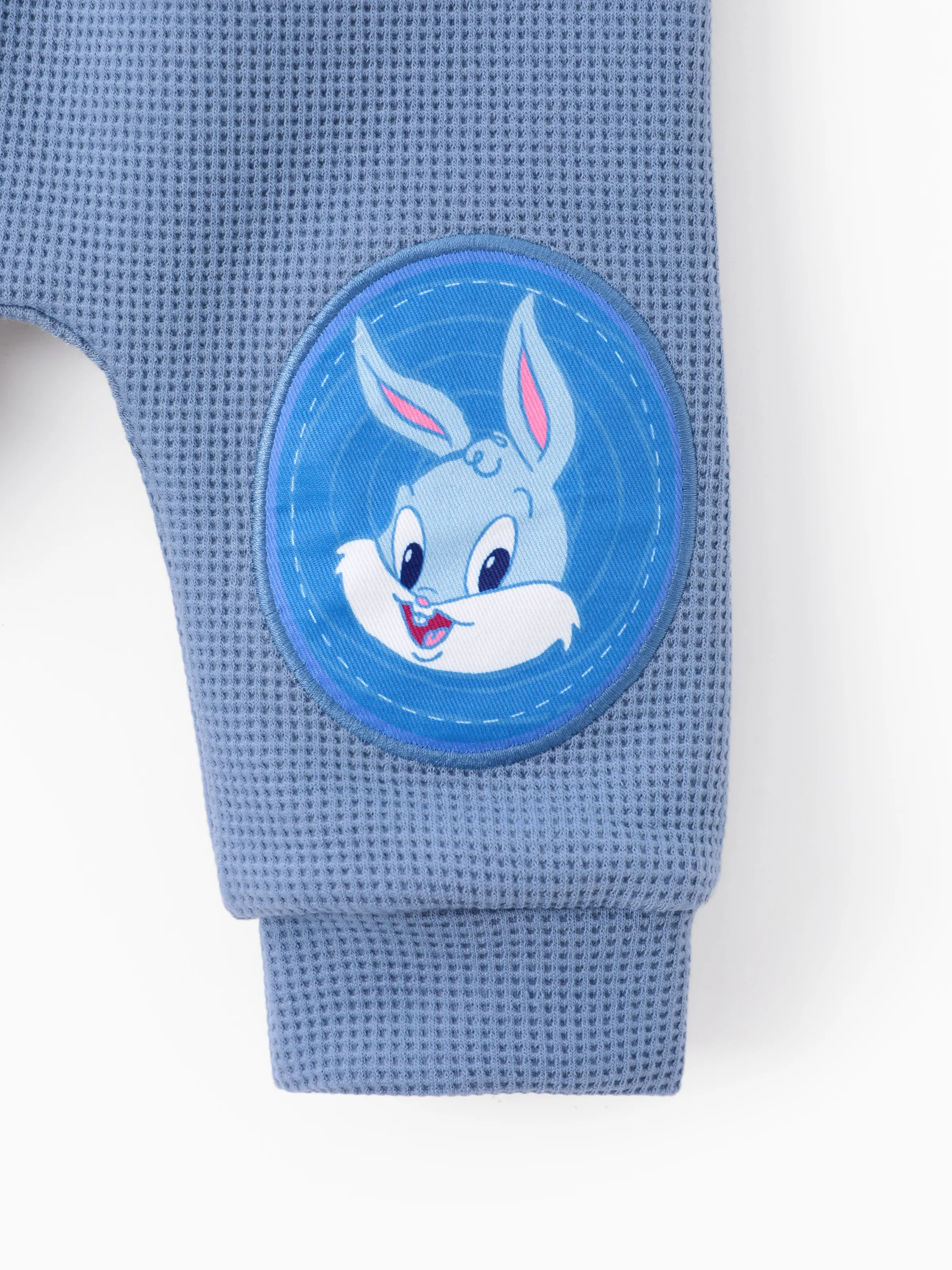 Looney Tunes Baby Boy 2pcs Character Embroidered Long-sleeve Knitted Top And Pants Set Blue - Image 8