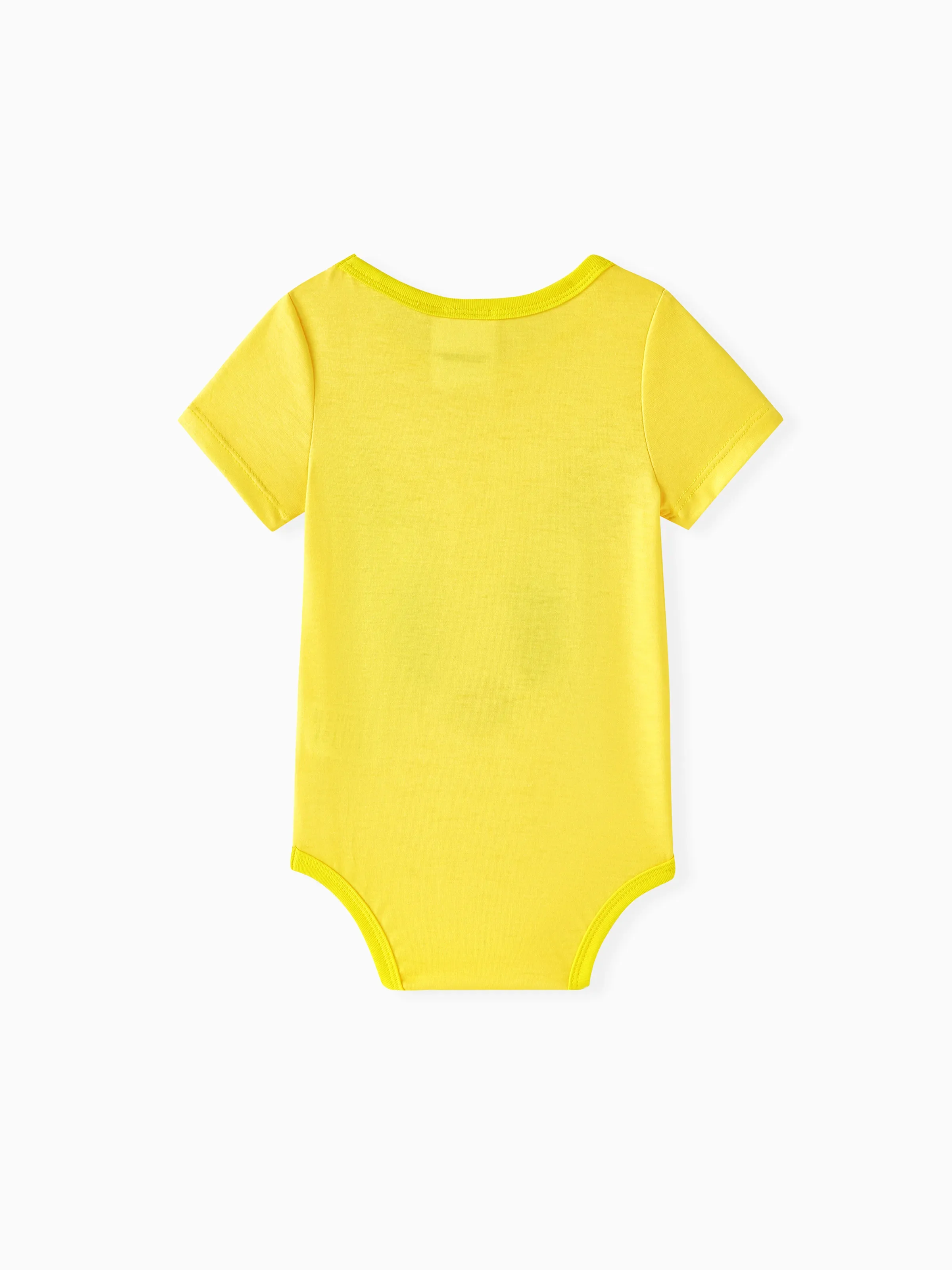 Looney Tunes Baby Boy/Girl Animal Print Short-sleeve Naia™ Romper Yellow - Image 4