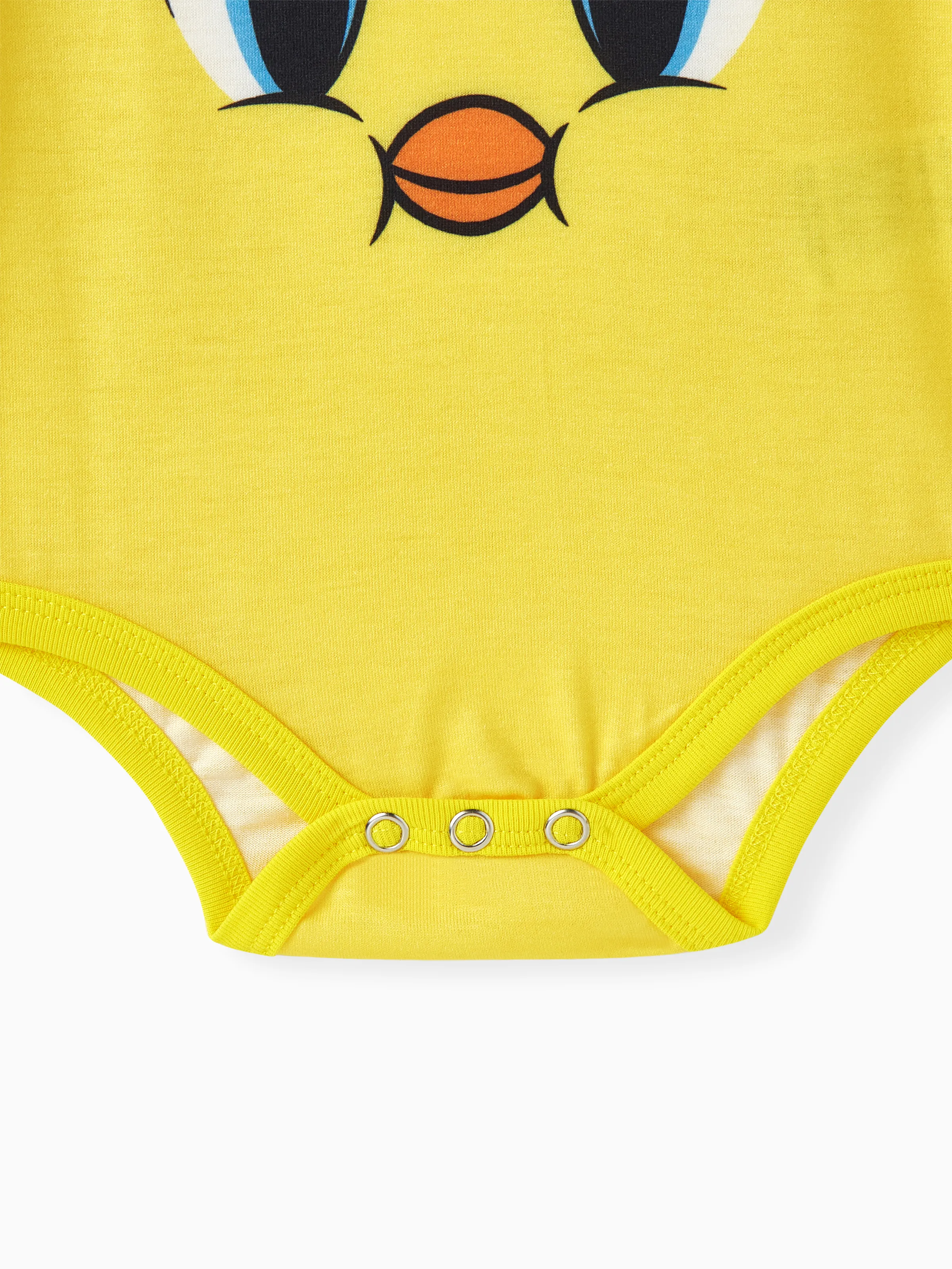 Looney Tunes Baby Boy/Girl Animal Print Short-sleeve Naia™ Romper Yellow - Image 7