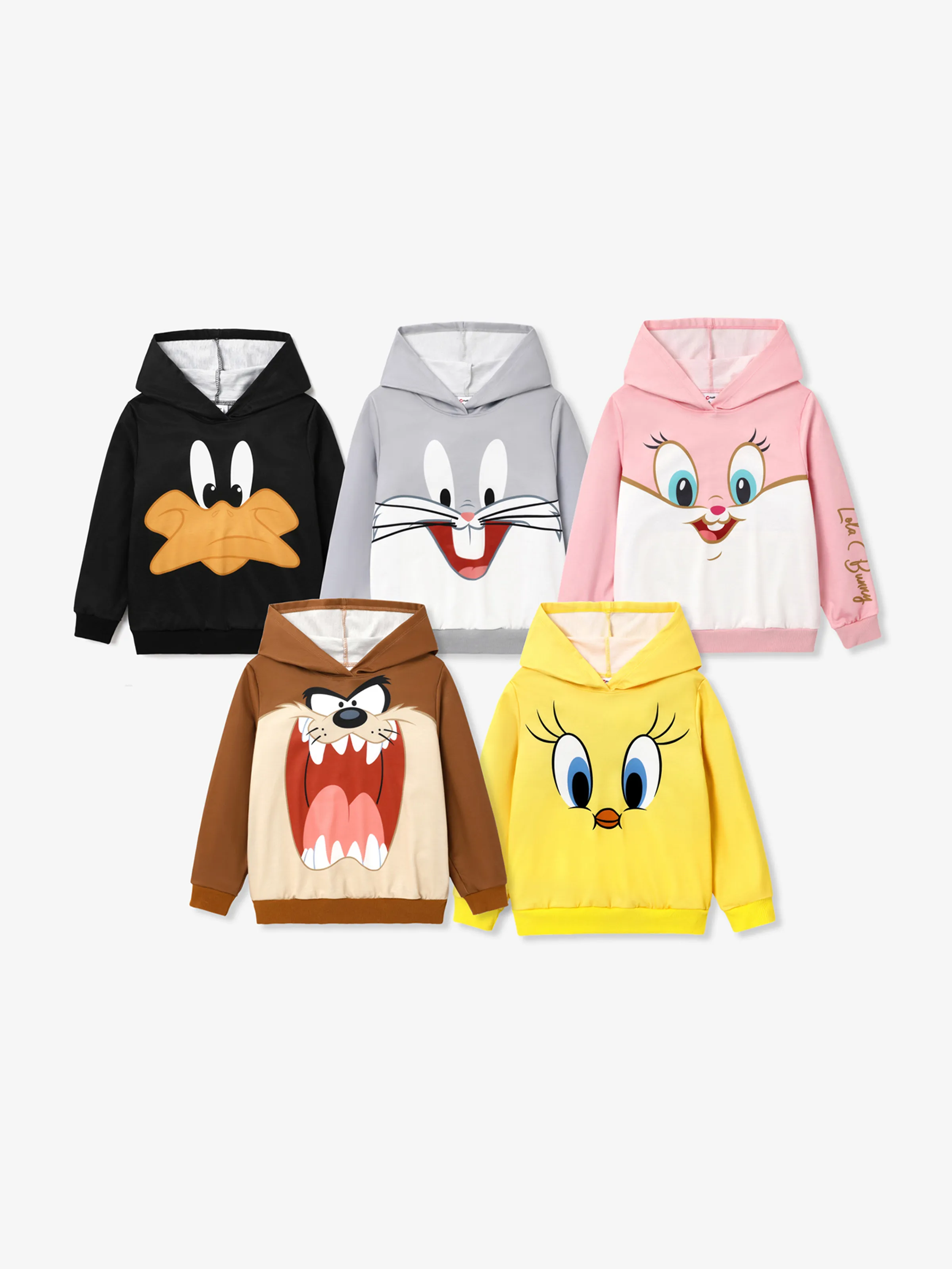Looney Tunes Toddler/Kid Girl Hooded Sweatshirt Yellow - Image 2