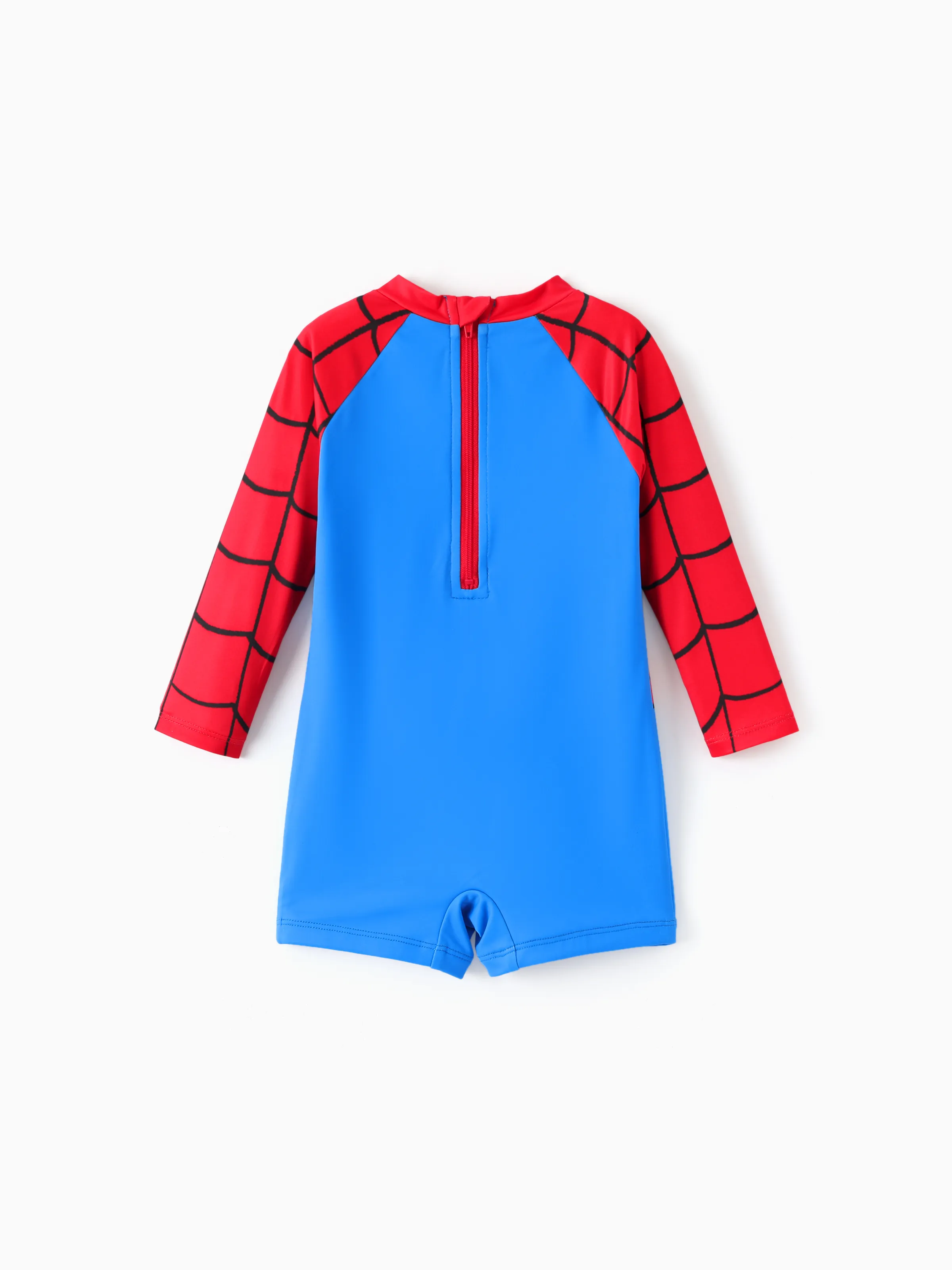 Marvel Baby/Toddler Boy Spider-Man UPF30+ Colorblock Print Swimsuit  Red - Image 3