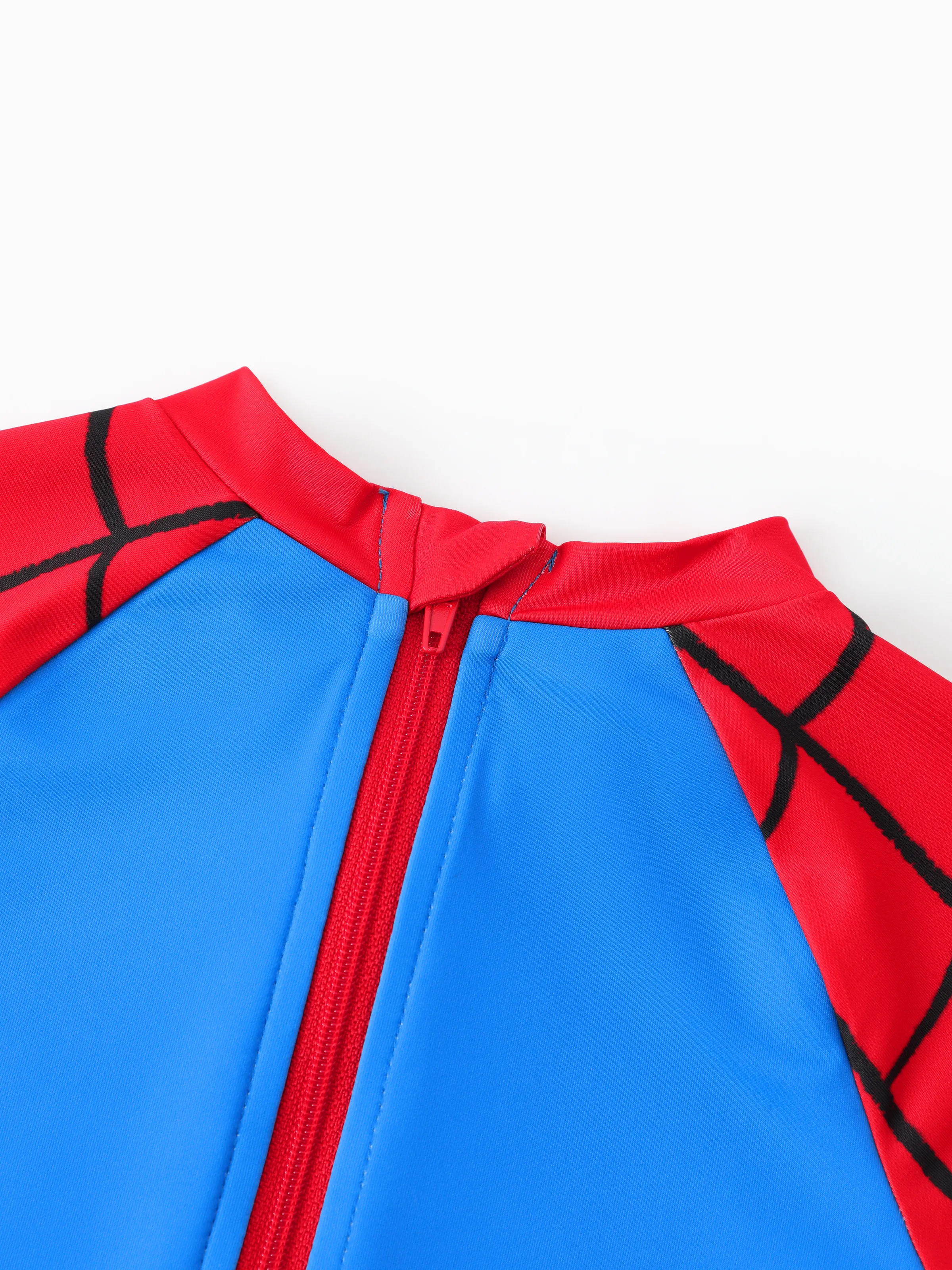 Marvel Baby/Toddler Boy Spider-Man UPF30+ Colorblock Print Swimsuit  Red - Image 7