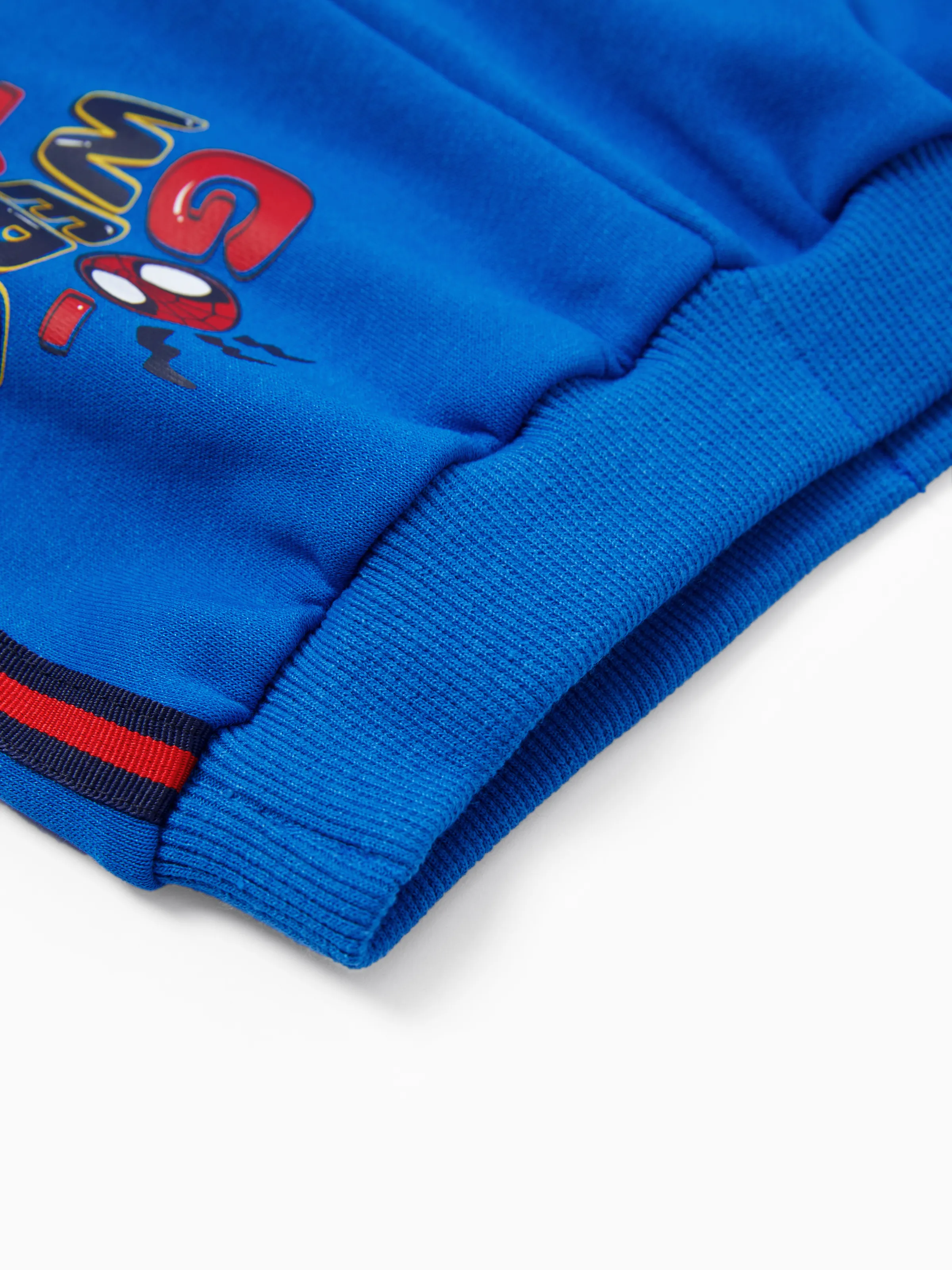 Marvel Toddler Boy 2pcs Spider-Man Childlike Longsleeves Hoodie and Sweatpants Set Blue - Image 10
