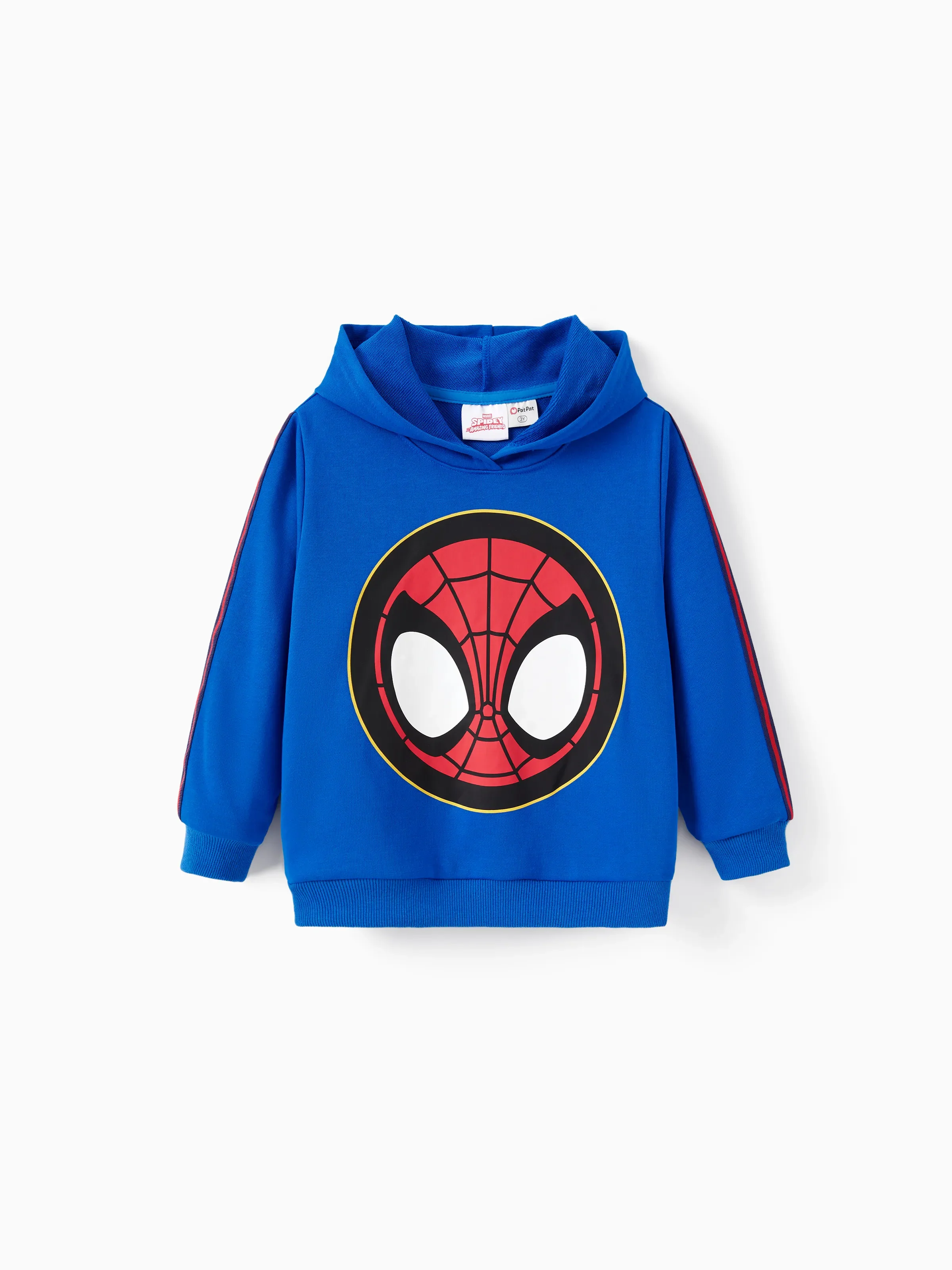 Marvel Toddler Boy 2pcs Spider-Man Childlike Longsleeves Hoodie and Sweatpants Set Blue - Image 5