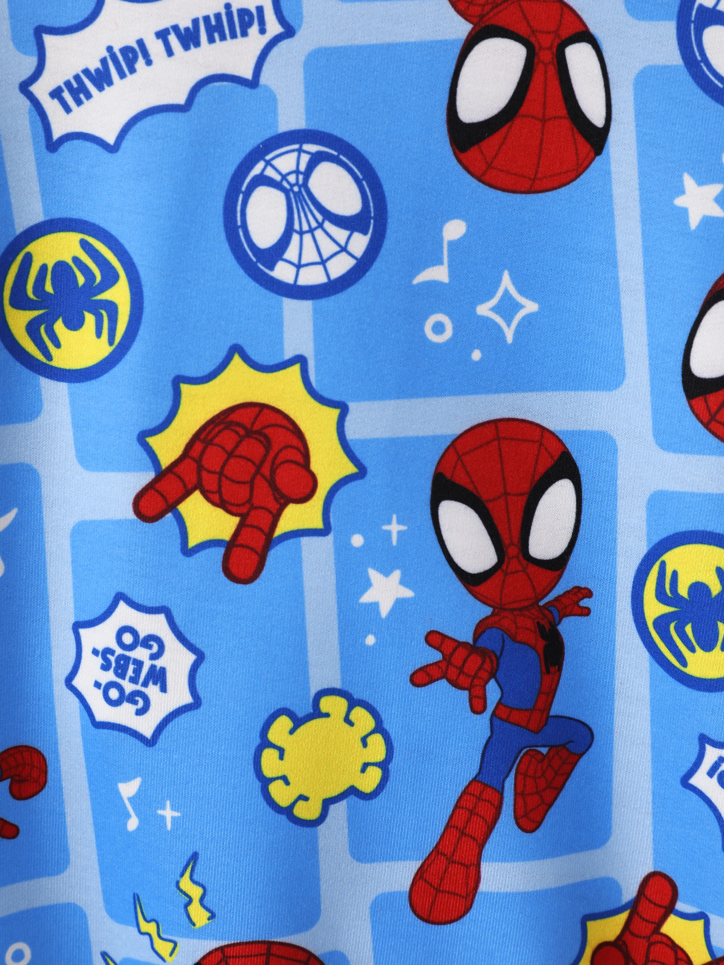 Marvel Toddler Boy Spider-Man Hoodie Sweatshirt Red - Image 6
