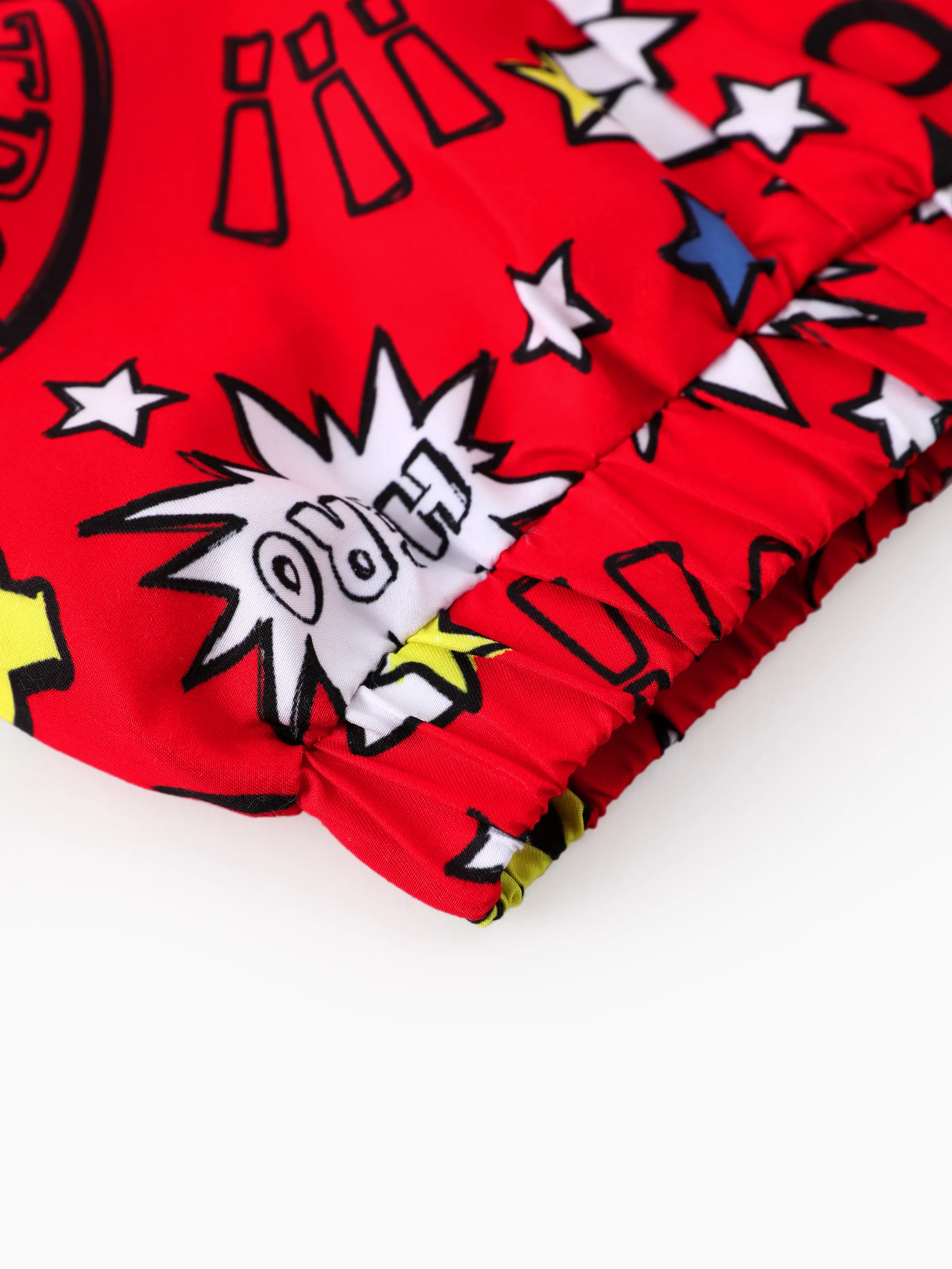 Marvel Toddler/Kid Boy 2pcs Iron Man UPF50+ Allover Print Tops and Trunks Swimsuit Set Red - Image 11
