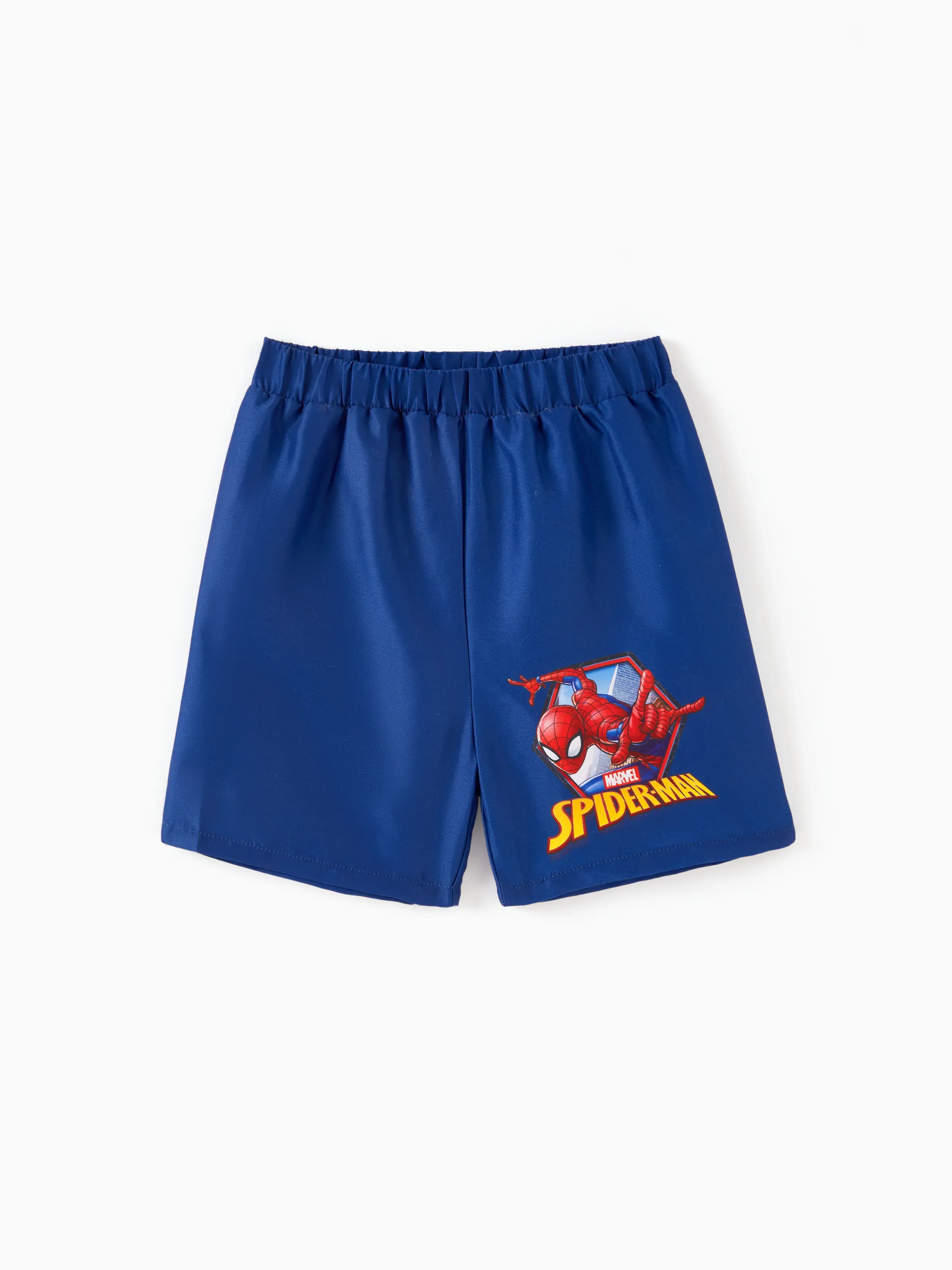 Marvel Toddler/Kid Boy 2pcs Spider Man UPF50+ Colorblock Print Tops and Trunks Swimsuit Red - Image 6