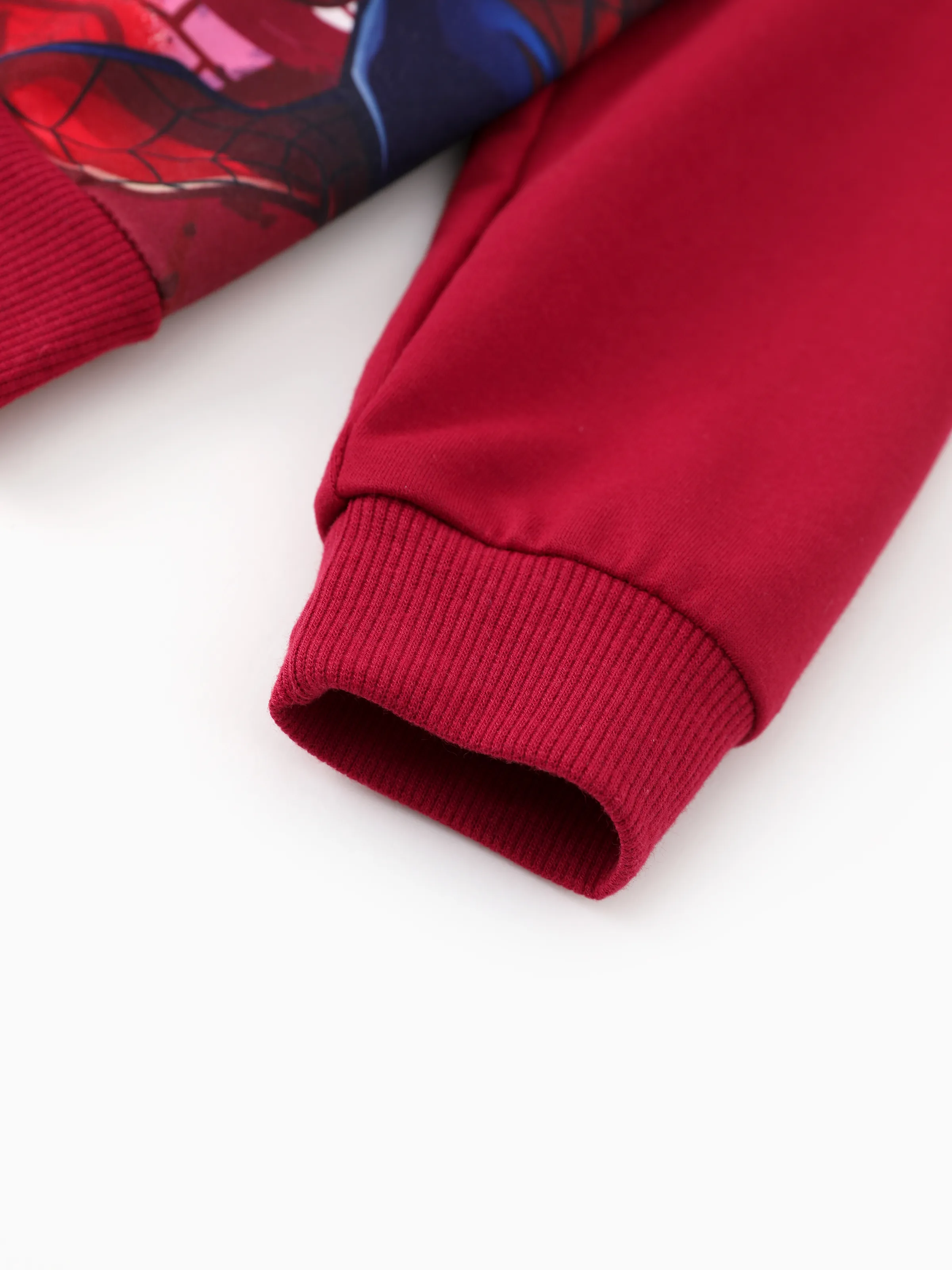 Marvel Toddler/Kid Boy Spider-Man Hooded Jacket Burgundy - Image 5