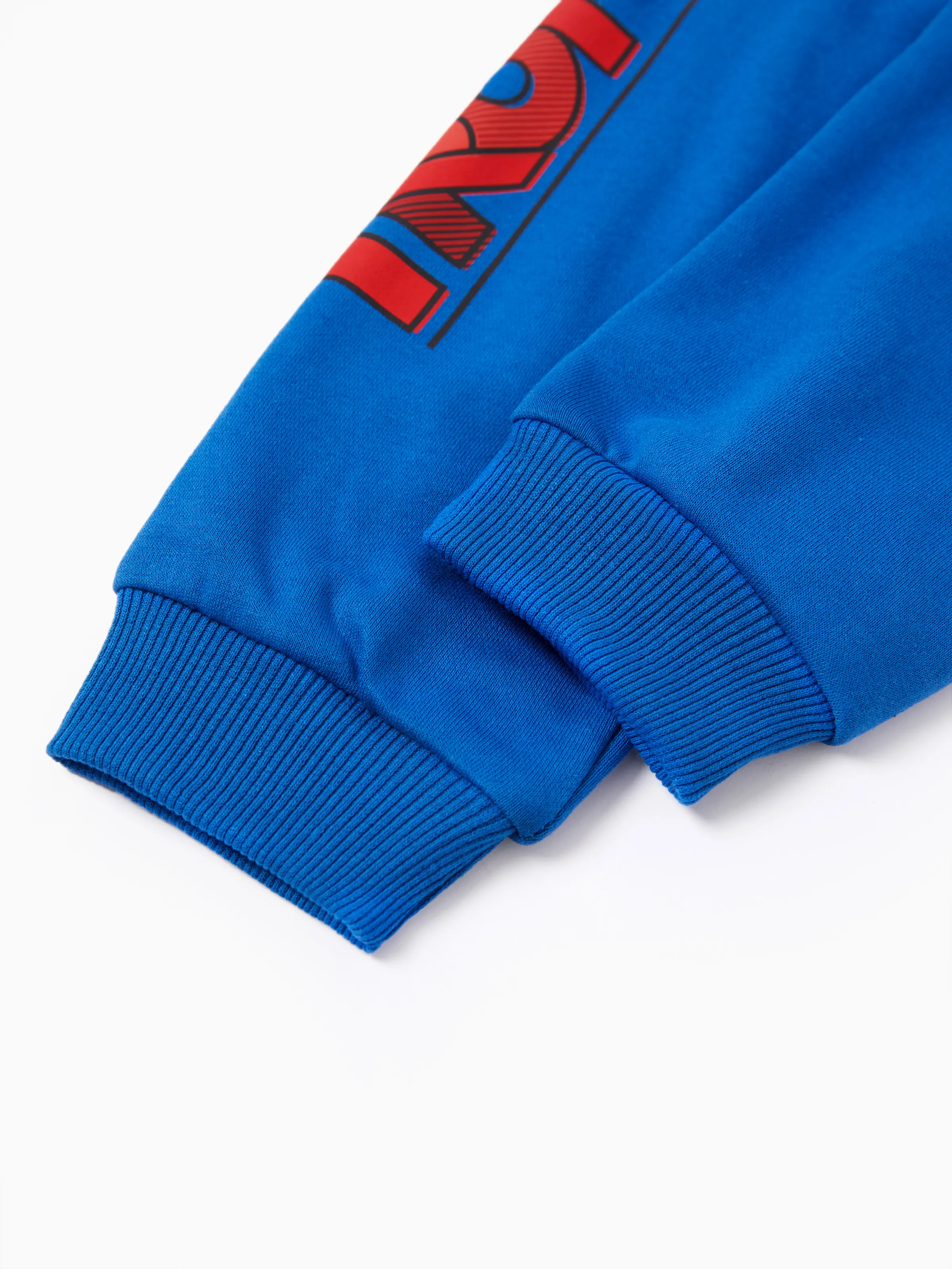 Marvel Toddler/Kids Boy 2pcs Iron Man Character Graphic Longsleeves Hoodie and Sweatpants Set Blue - Image 10