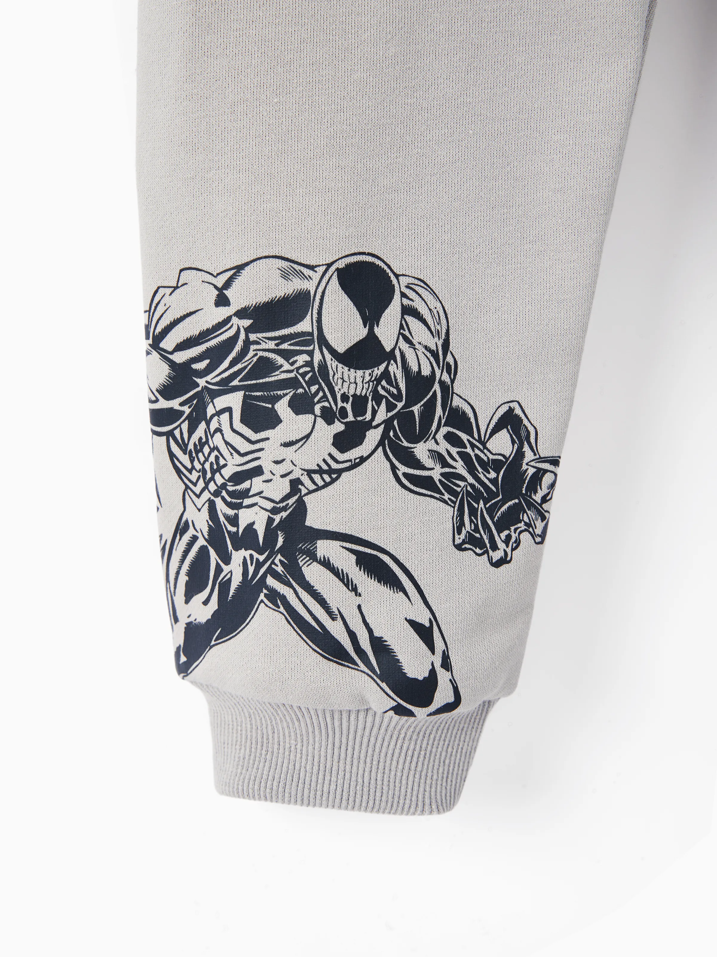 Marvel Toddler/Kids Boy 2pcs Venom Character Graphic Longsleeves Hoodie and Sweatpants Set Grey - Image 10