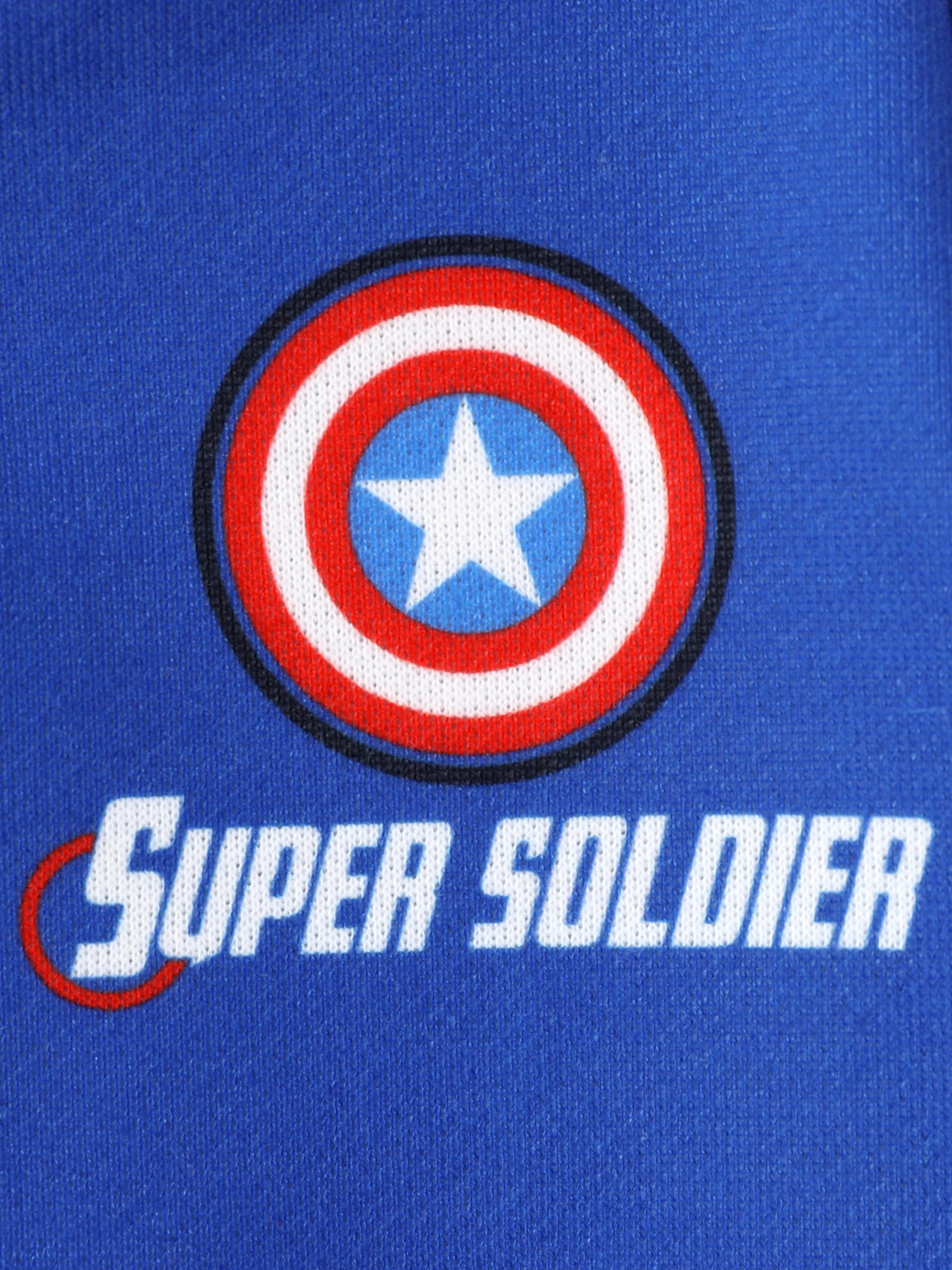 Marvel Toddler/Kids Boy Captain America Colorblock Bomber Jacket Blue - Image 8