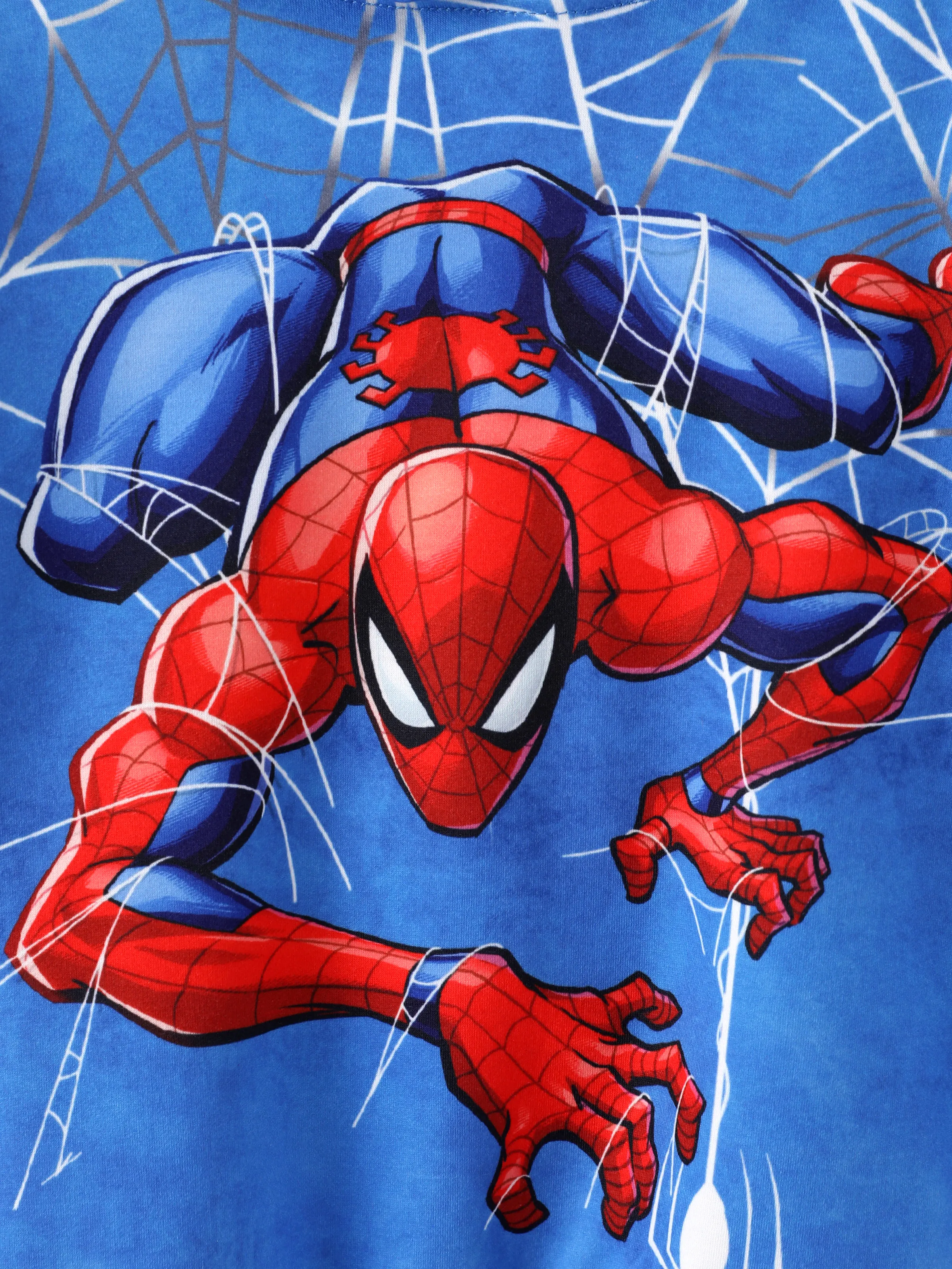Marvel Toddler/Kids Boy Spider-Man Hooded Sweatshirt Blue - Image 7