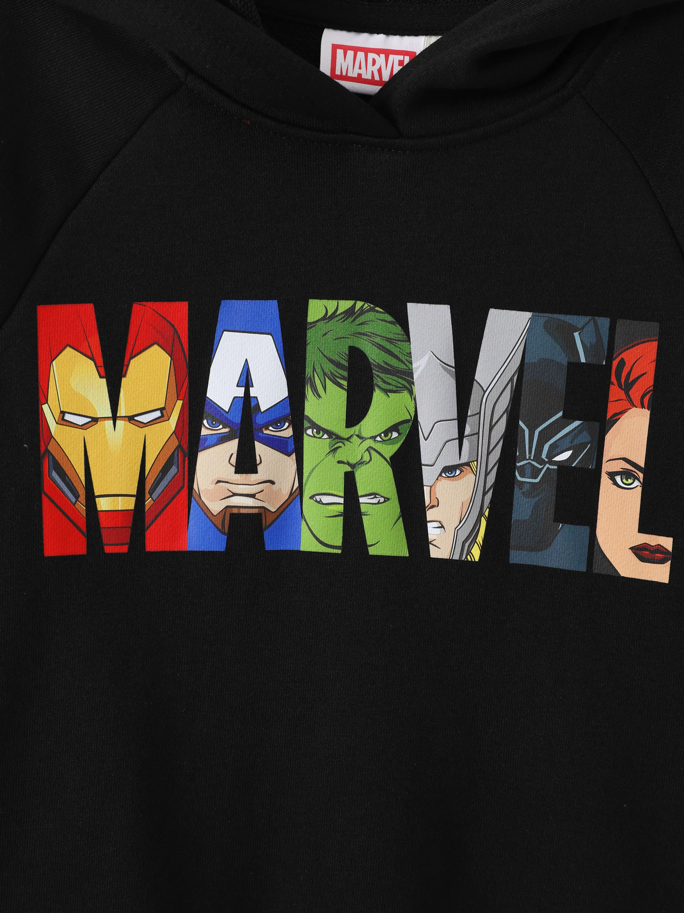 Marvel Toddler/Kids Boy Superhero Character Print Hoodie Black - Image 5
