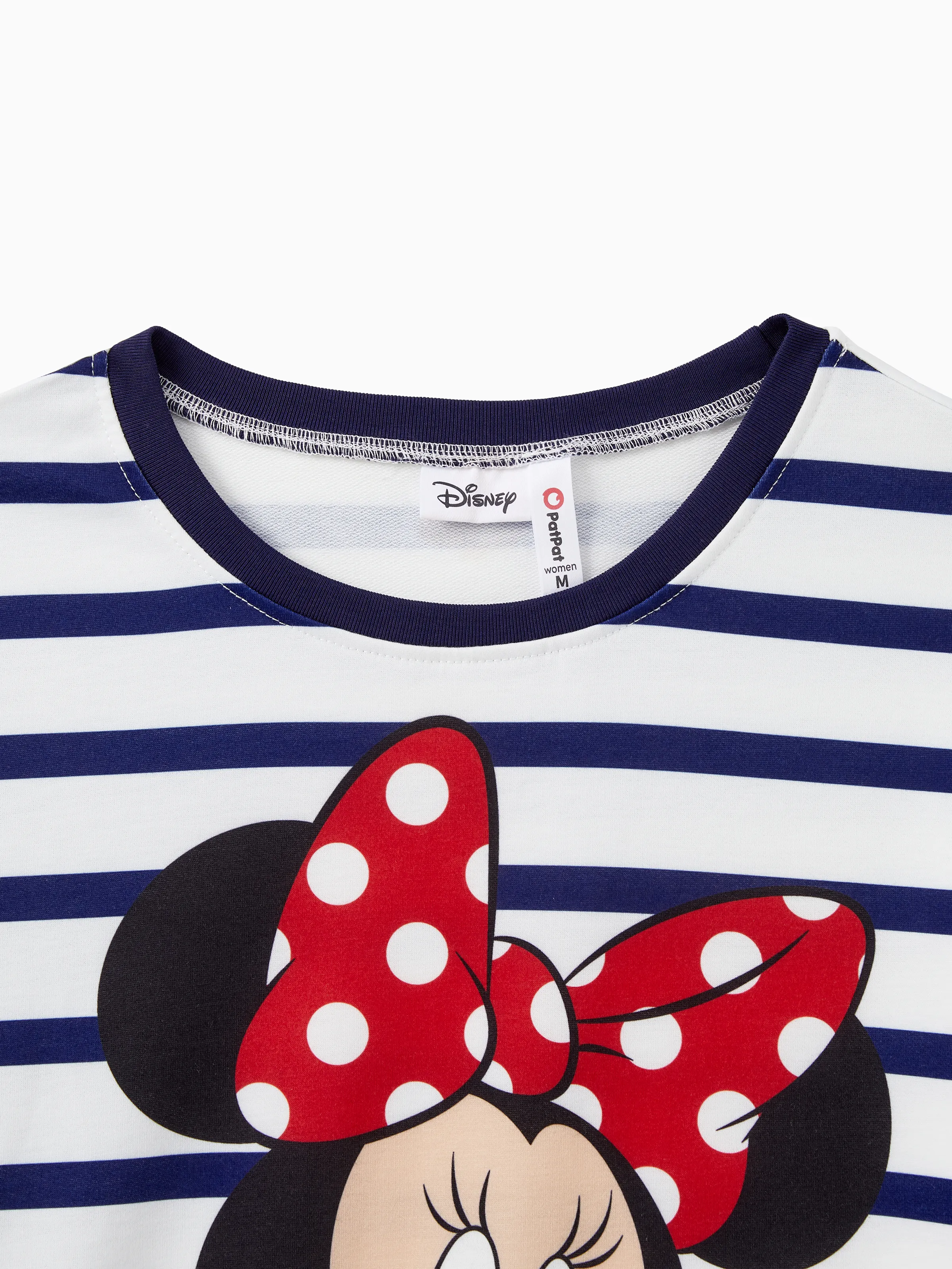 Disney Mickey and Friends Mommy and Me Family Matching Stripe & Character Print Short-sleeve Naia™Dresses and T-shirts Sets COLOREDSTRIPES - Image 6
