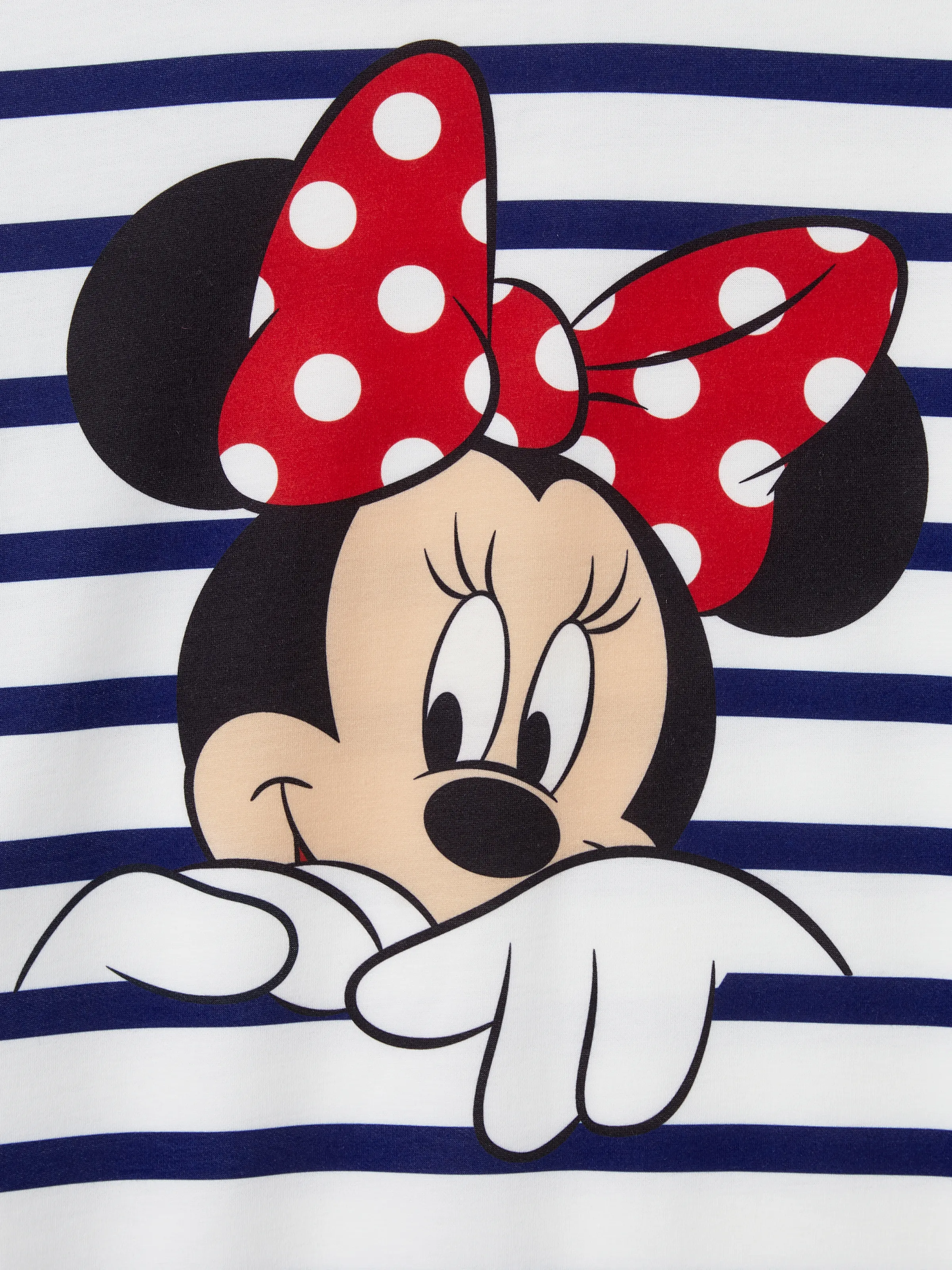 Disney Mickey and Friends Mommy and Me Family Matching Stripe & Character Print Short-sleeve Naia™Dresses and T-shirts Sets COLOREDSTRIPES - Image 7